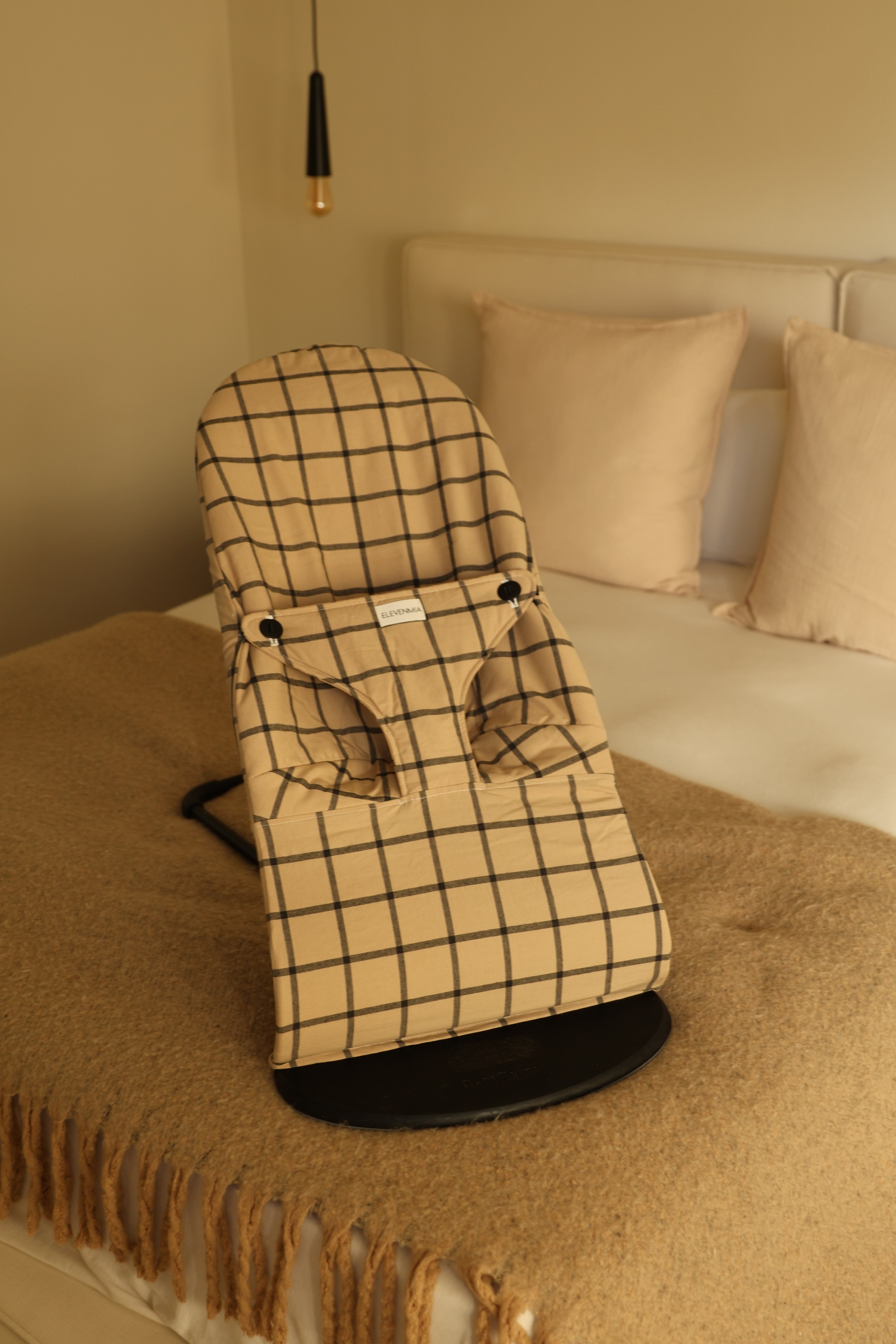 Funda Hamaca BabyJörn Cuadro Ocre