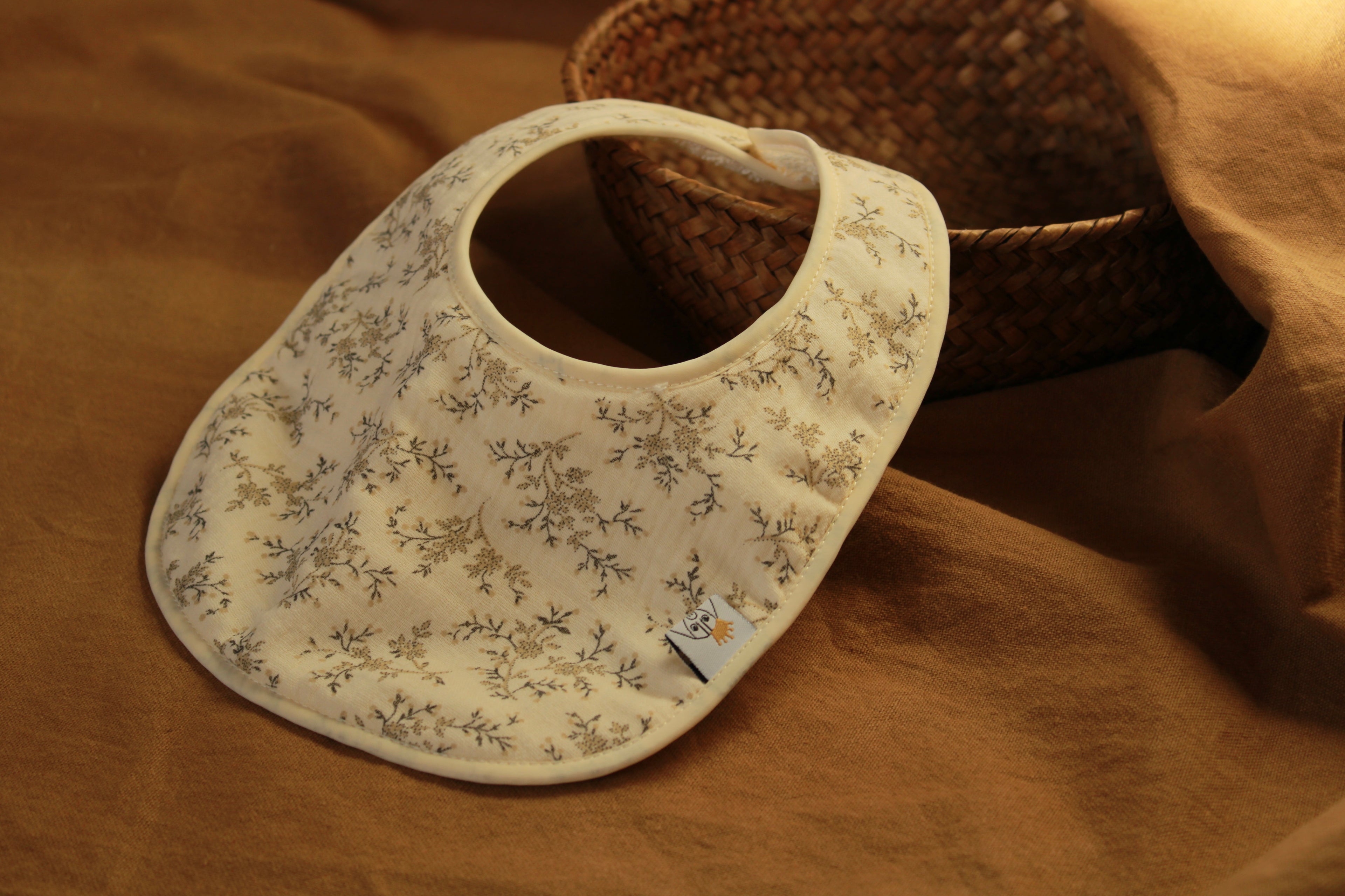 Mon bavoir en gaze + tissu éponge