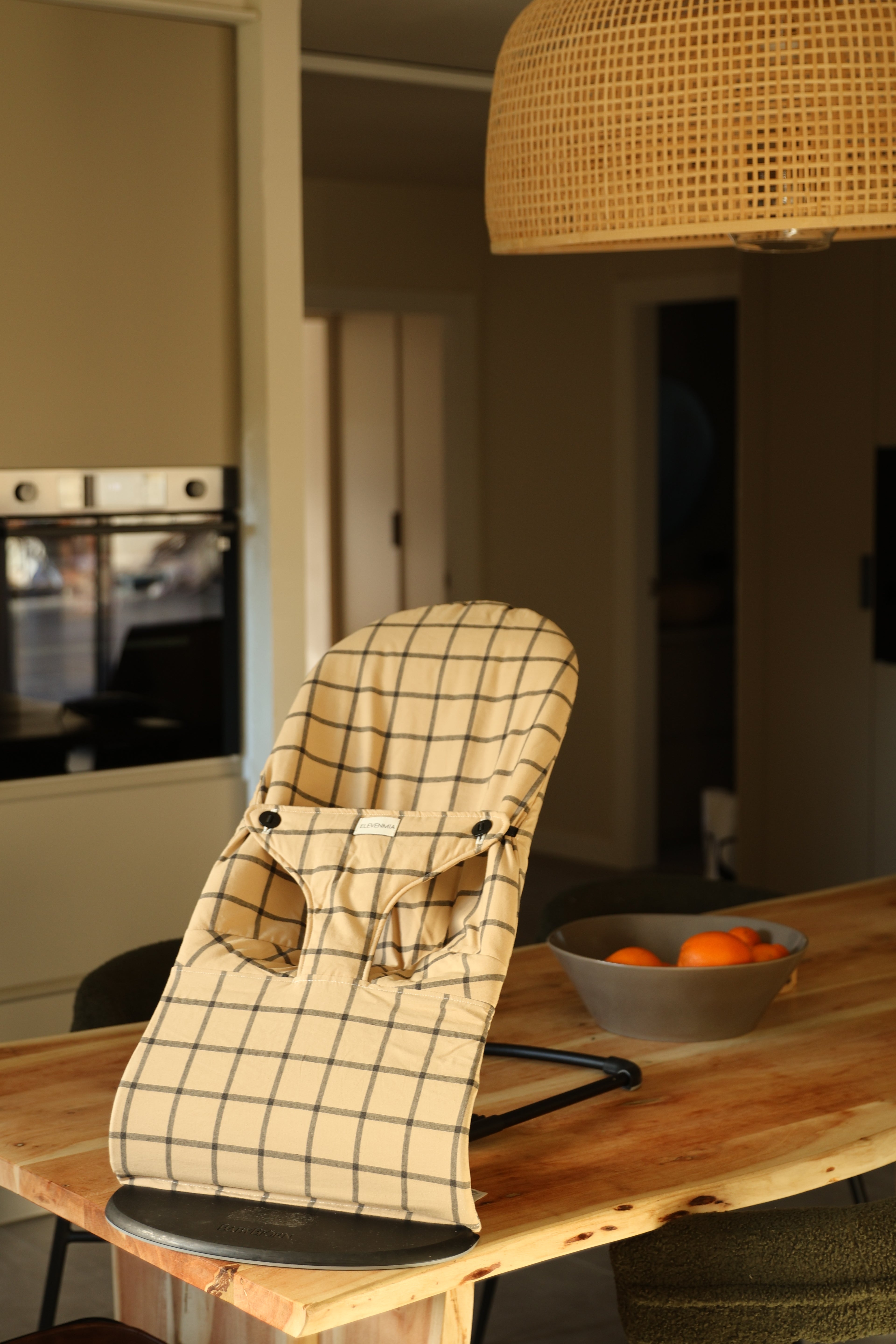 Funda Hamaca BabyJörn Cuadro Ocre