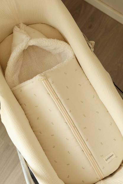 Saco Capazo Cello Oliva + Borreguito