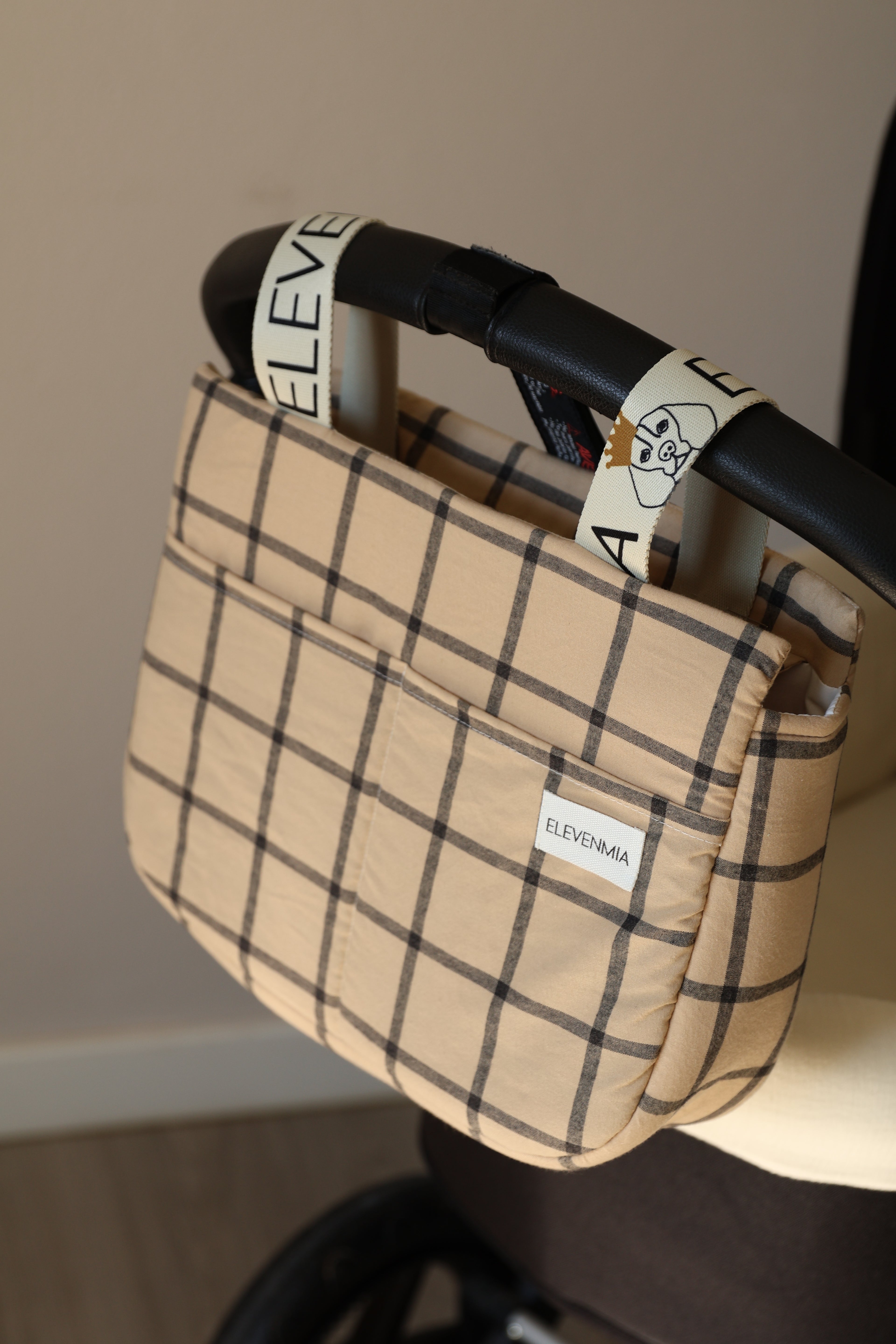 Bolso Babi Cuadro Ocre