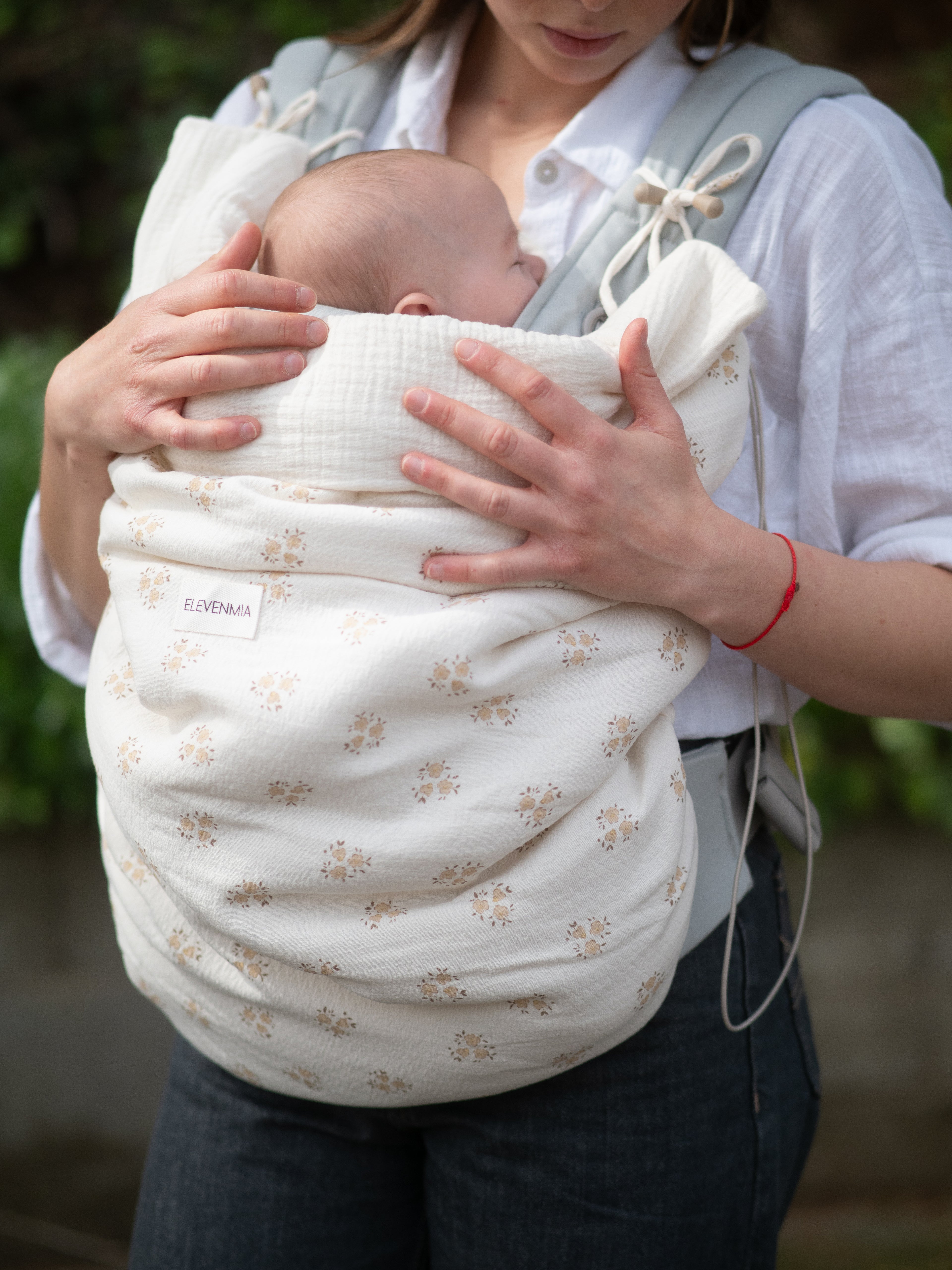Écharpe porte-bébé réversible Inti Sand