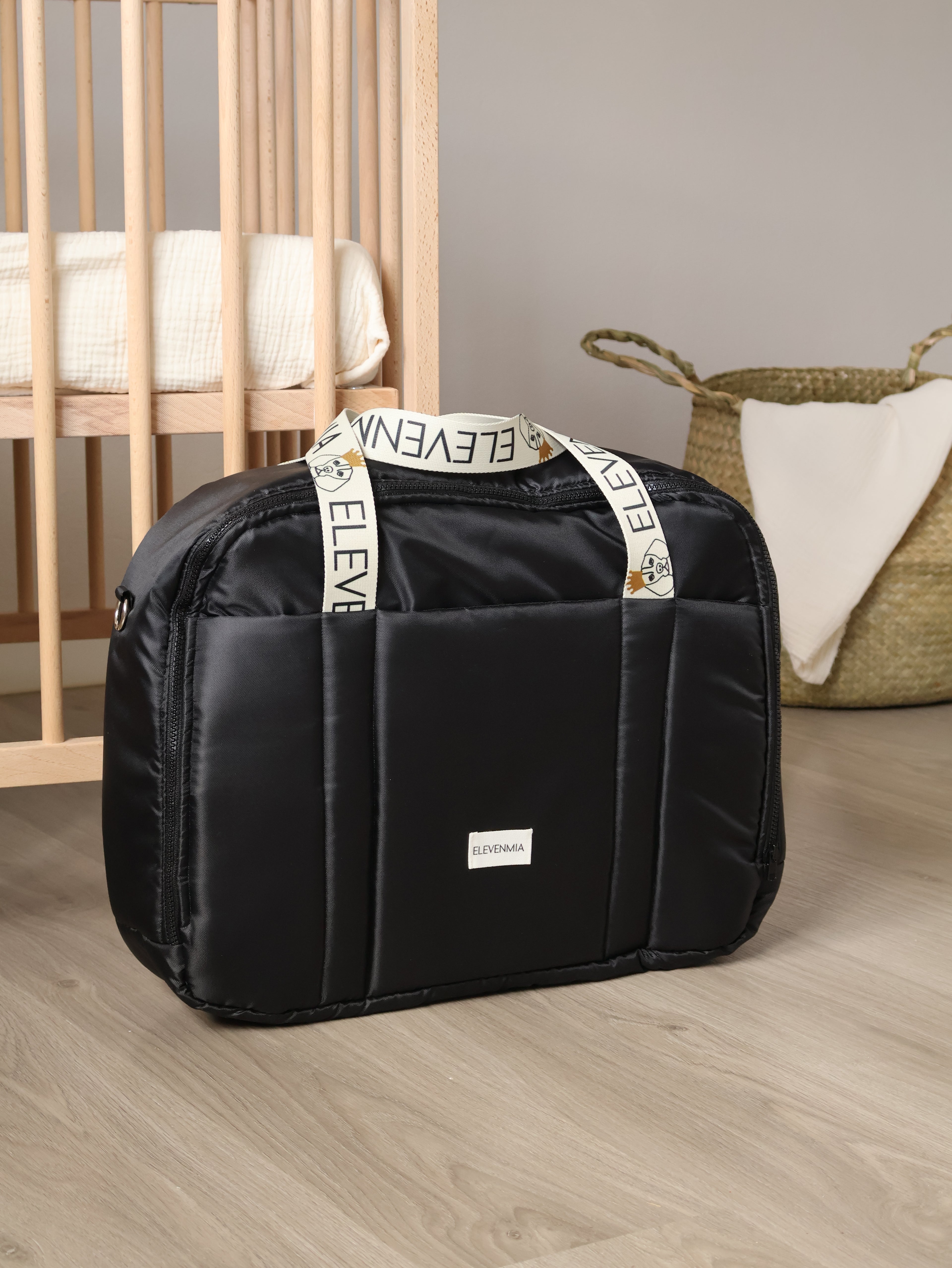 Maleta Maternal Technic Negro Impermeable