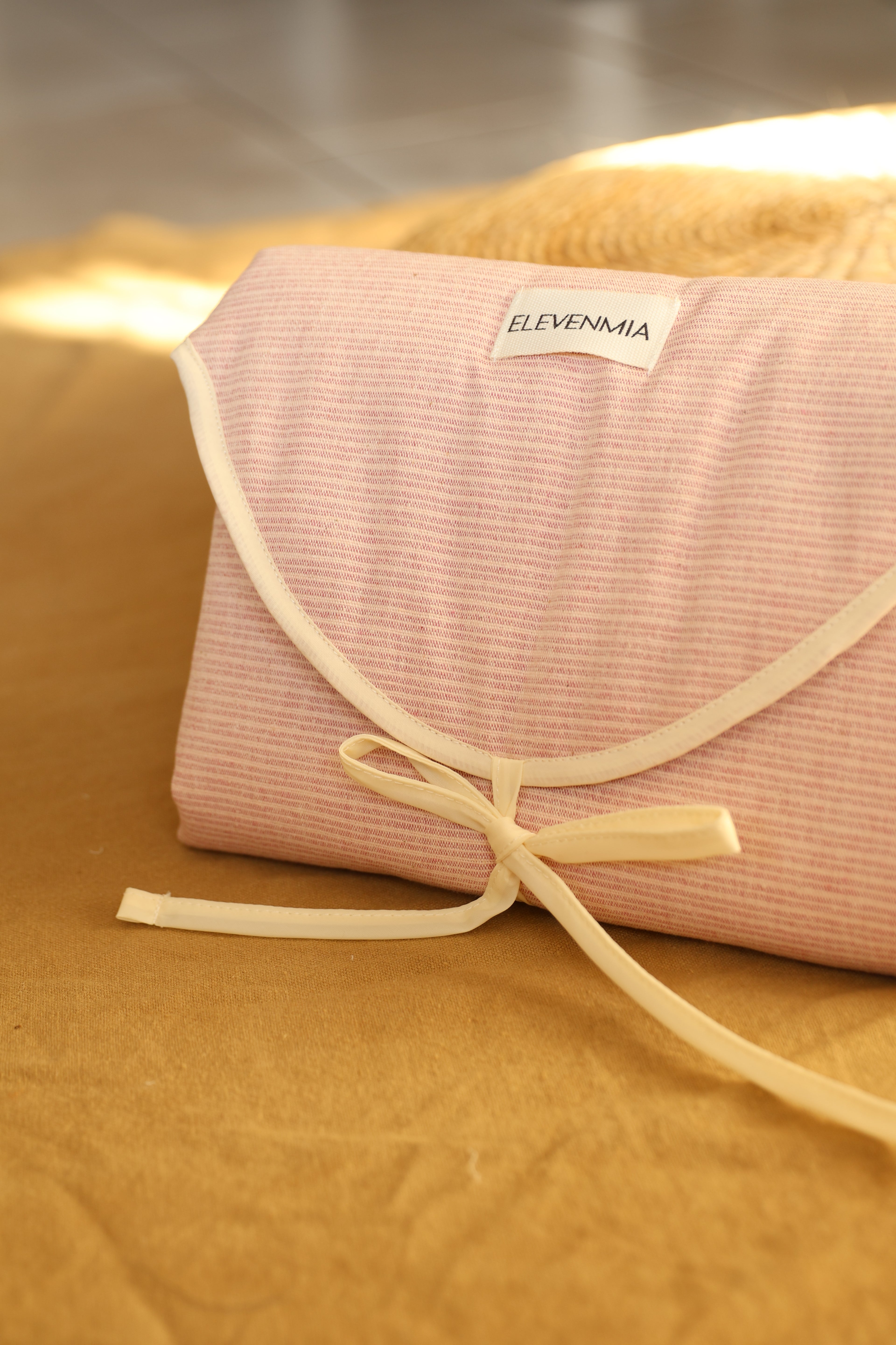 Cambiador Portátil XL Mini Stripe Rosa