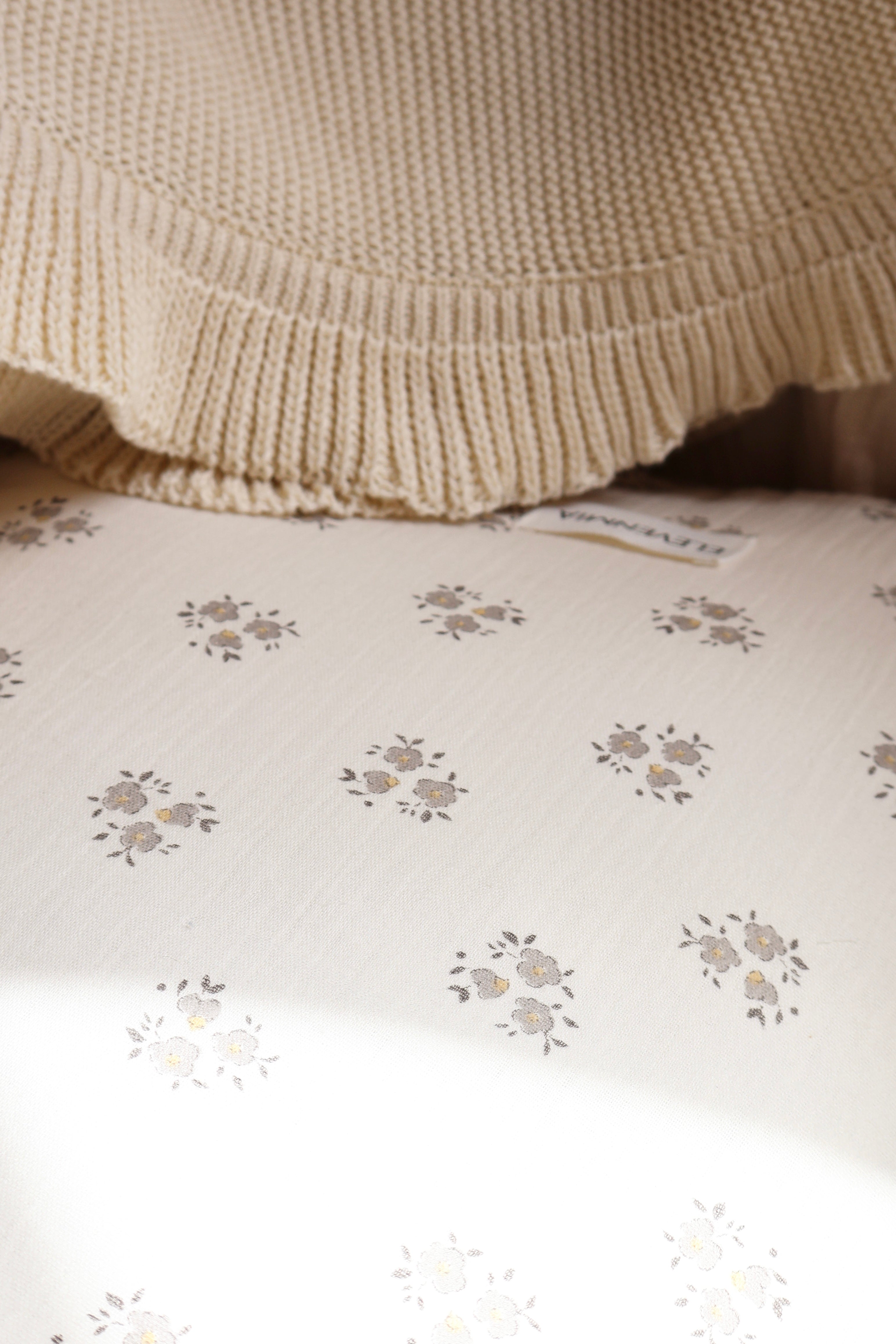 Saco Bajera Cochecito Gasa Sia Gris