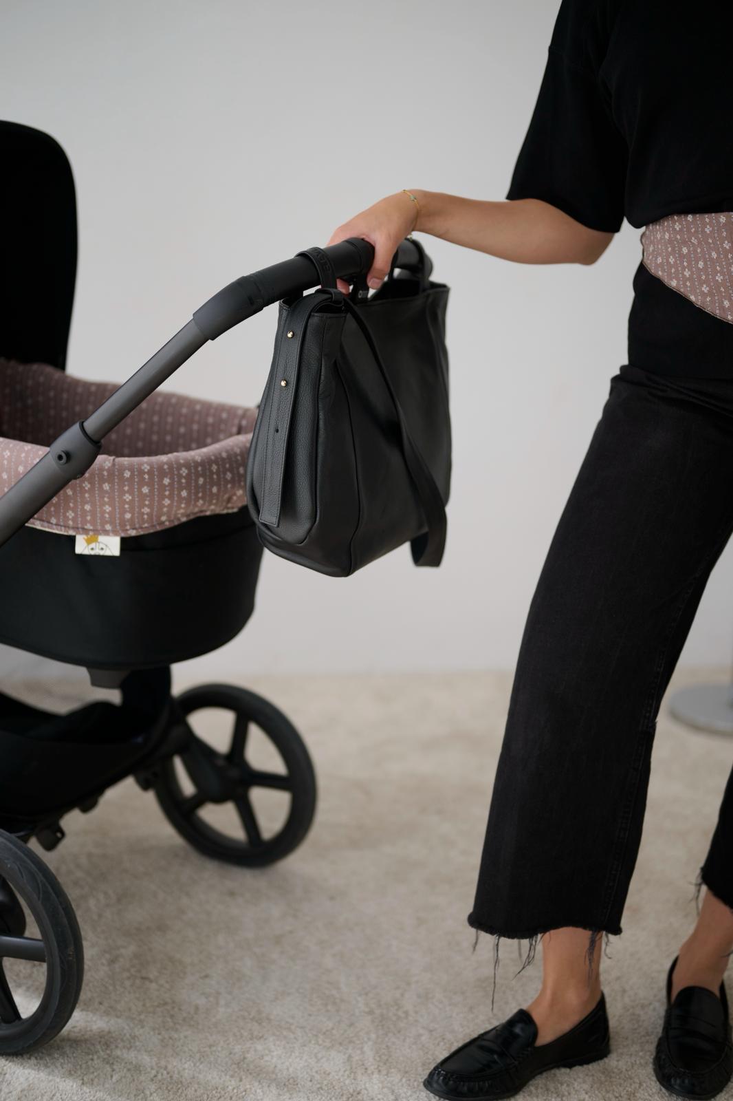 Bolso Piel con Piel Negro