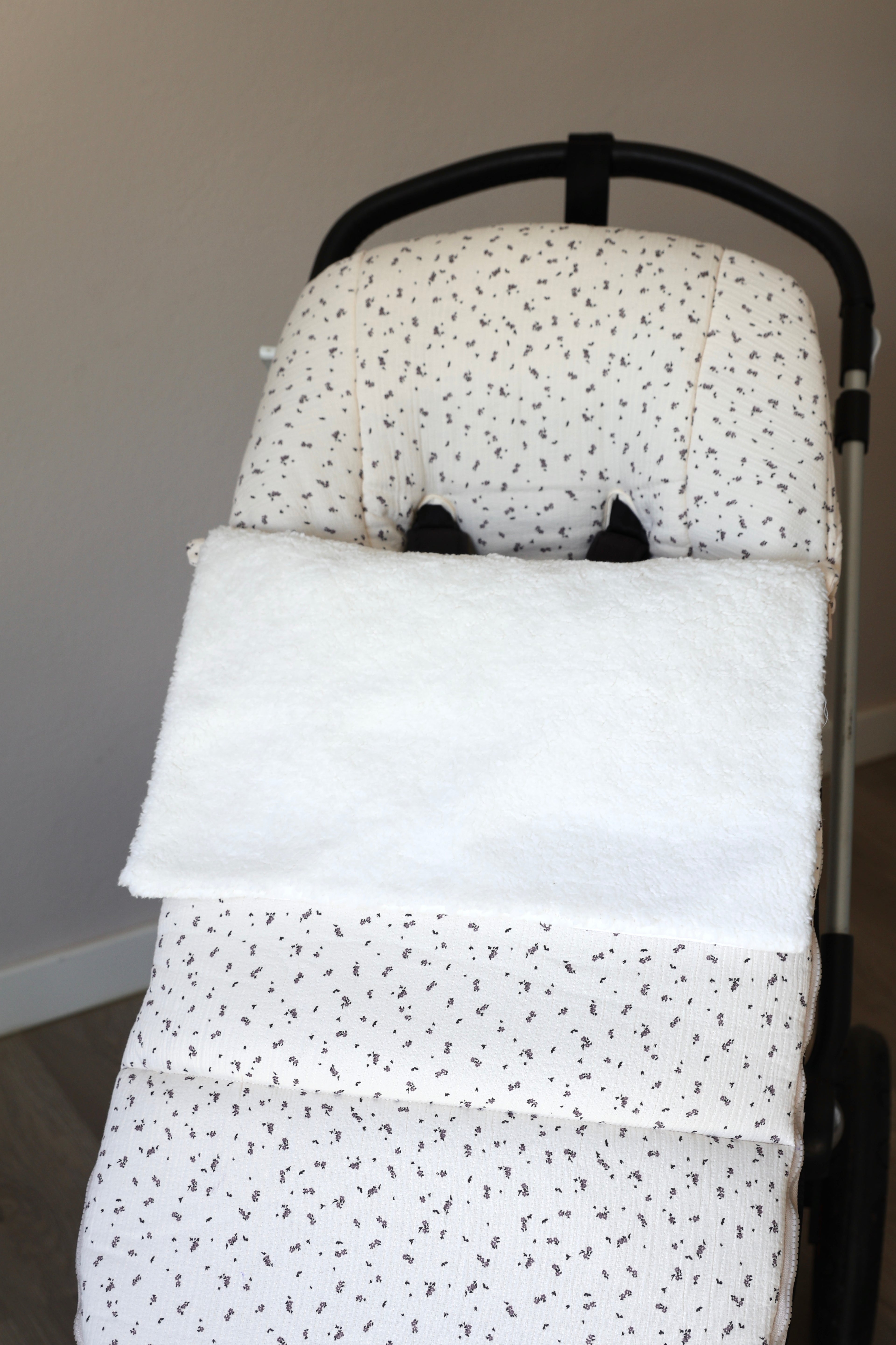 Sac imprimé pour poussette double