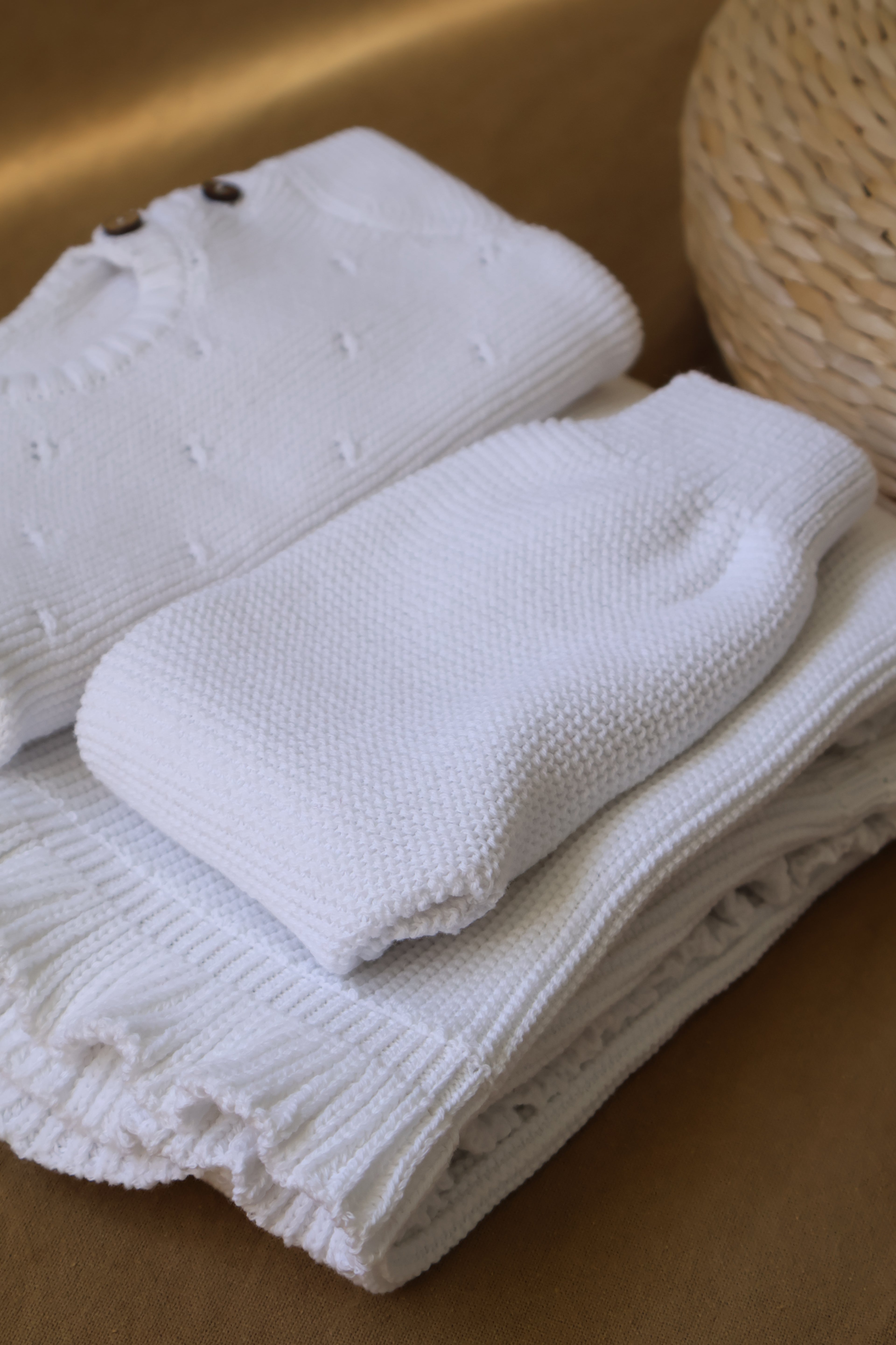 COFFRET CADEAU Tricot Blanc
