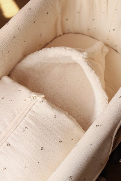 Saco Capazo Nature Estampado + Borreguito