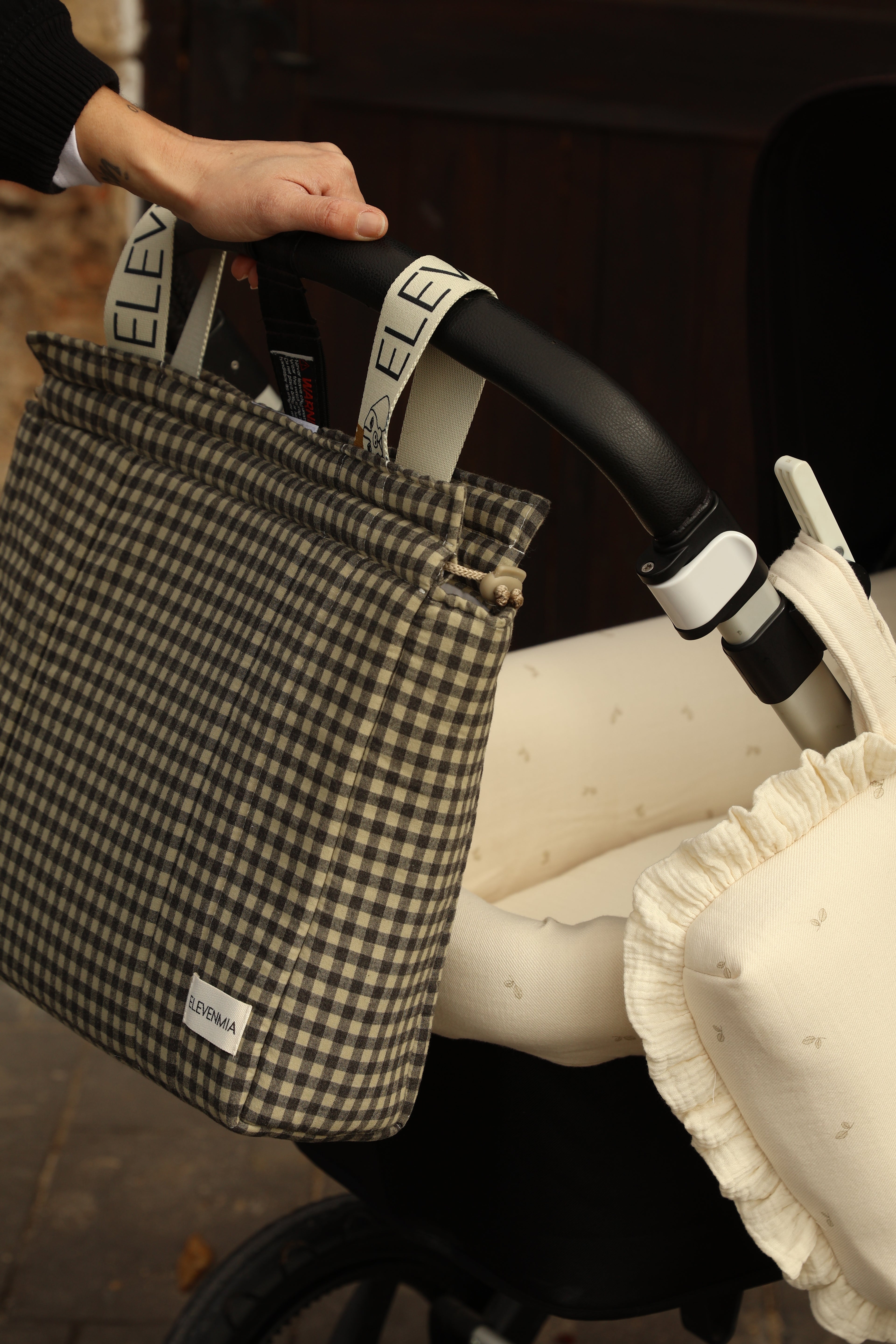 Bolso Big Vichy Verde Militar