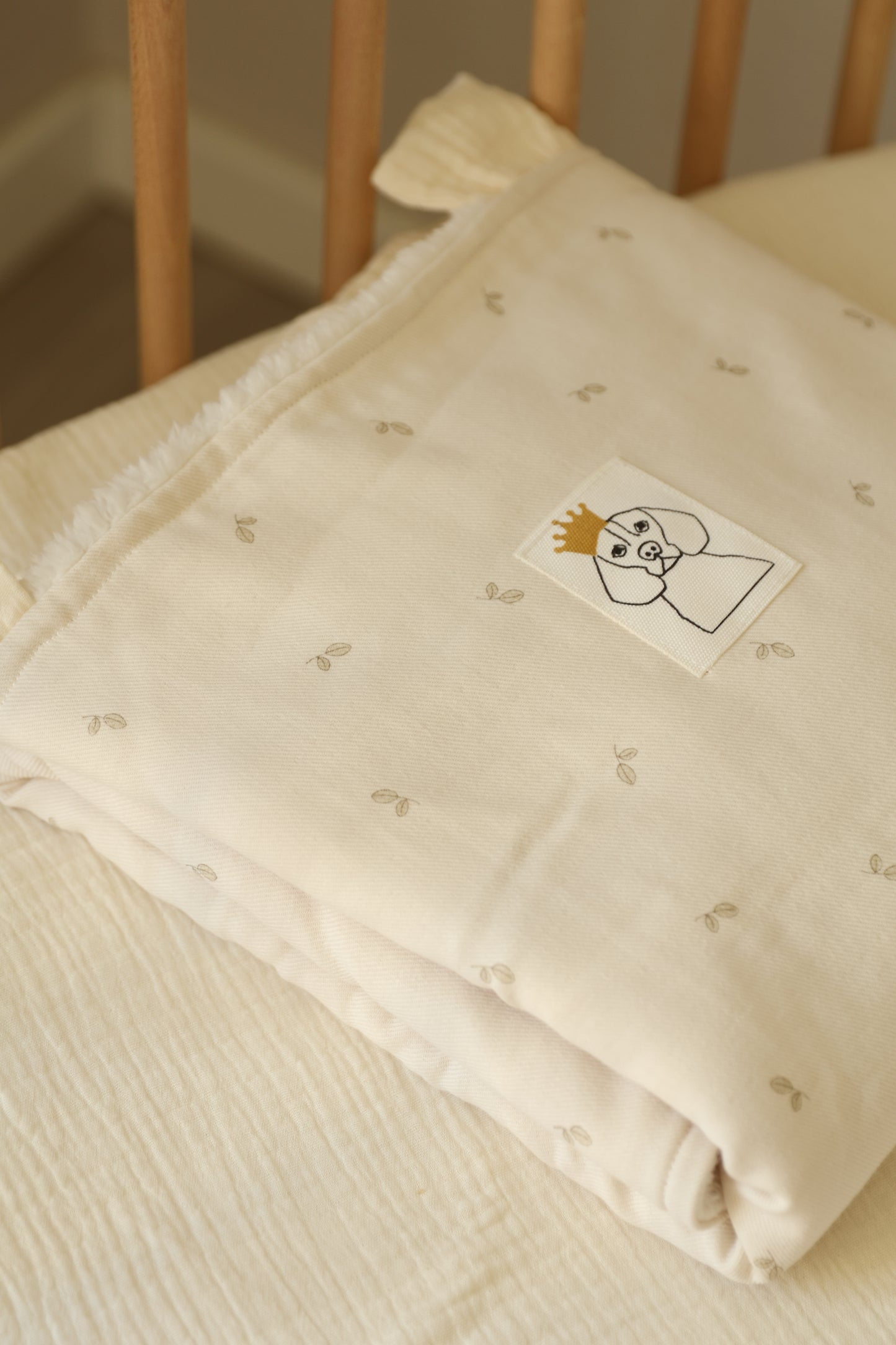 Manta Cello Oliva + Borreguito