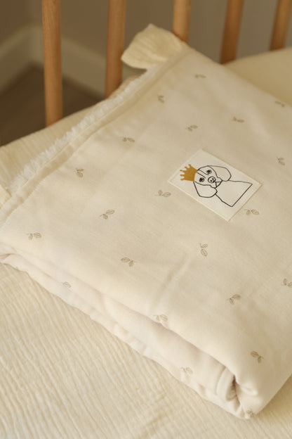 Manta Cello Oliva + Borreguito