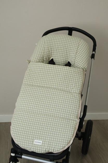 Saco Silla Cochecito Vichy Matcha