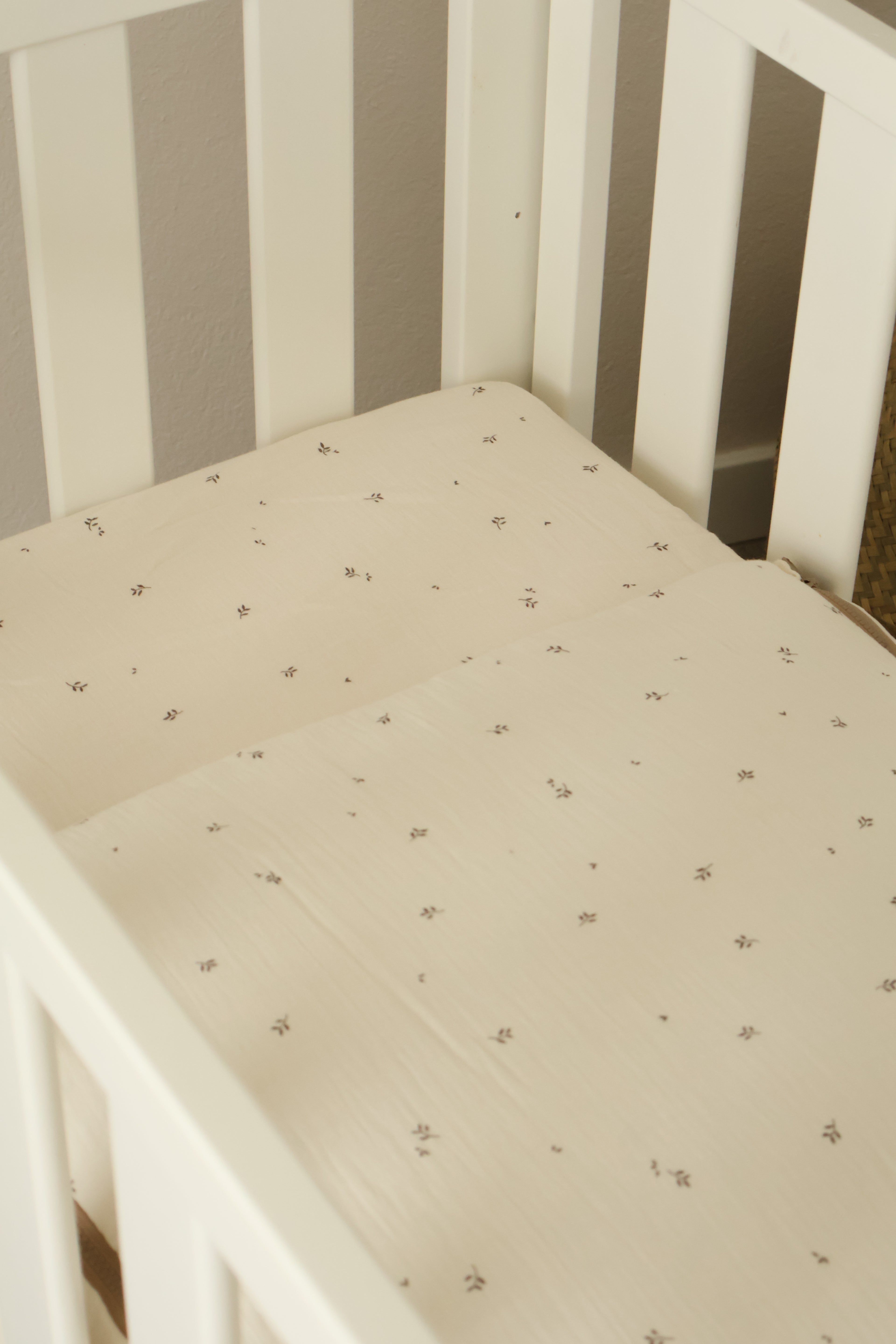 Sac de fond pour mini-berceau 80x50 gaze Lúa