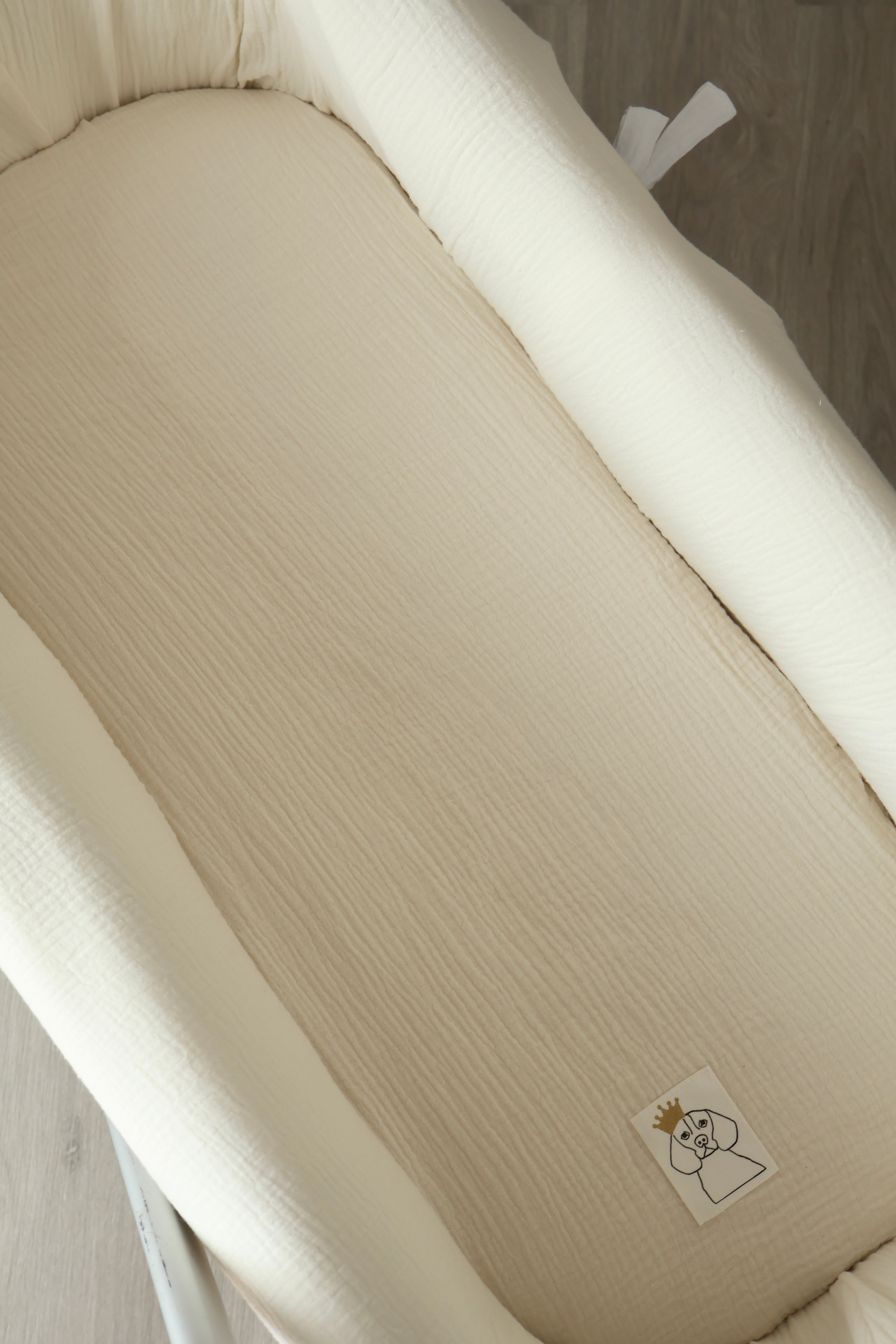 Drap de dessous en gaze brute