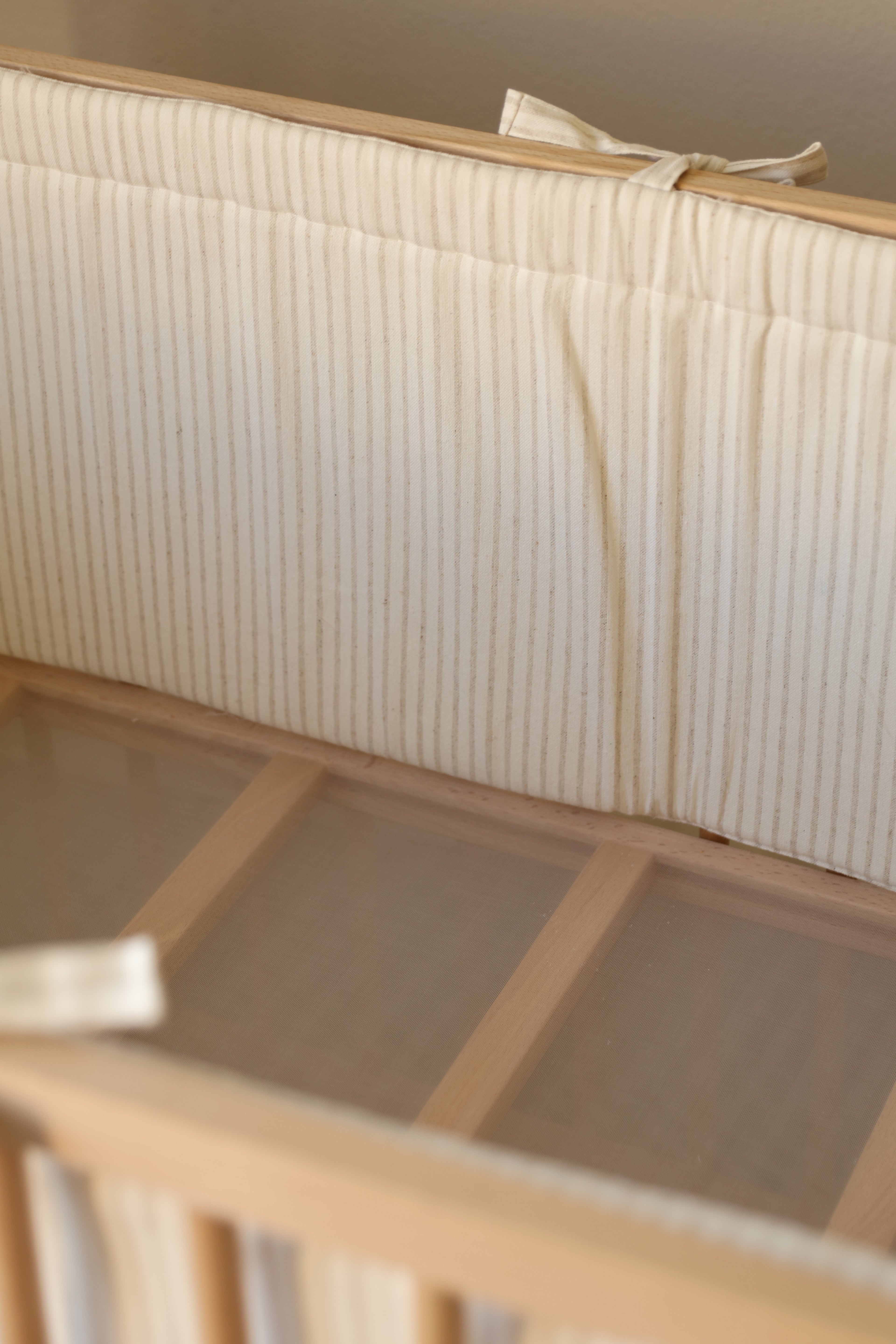 Protector Cuna Mini Stripe Arena 70x140