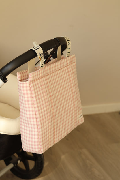 Bolso Big Vichy Rosa