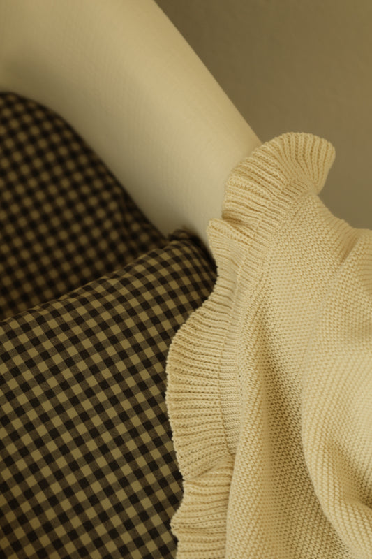 Saco Bajera Cochecito Vichy Verde Militar