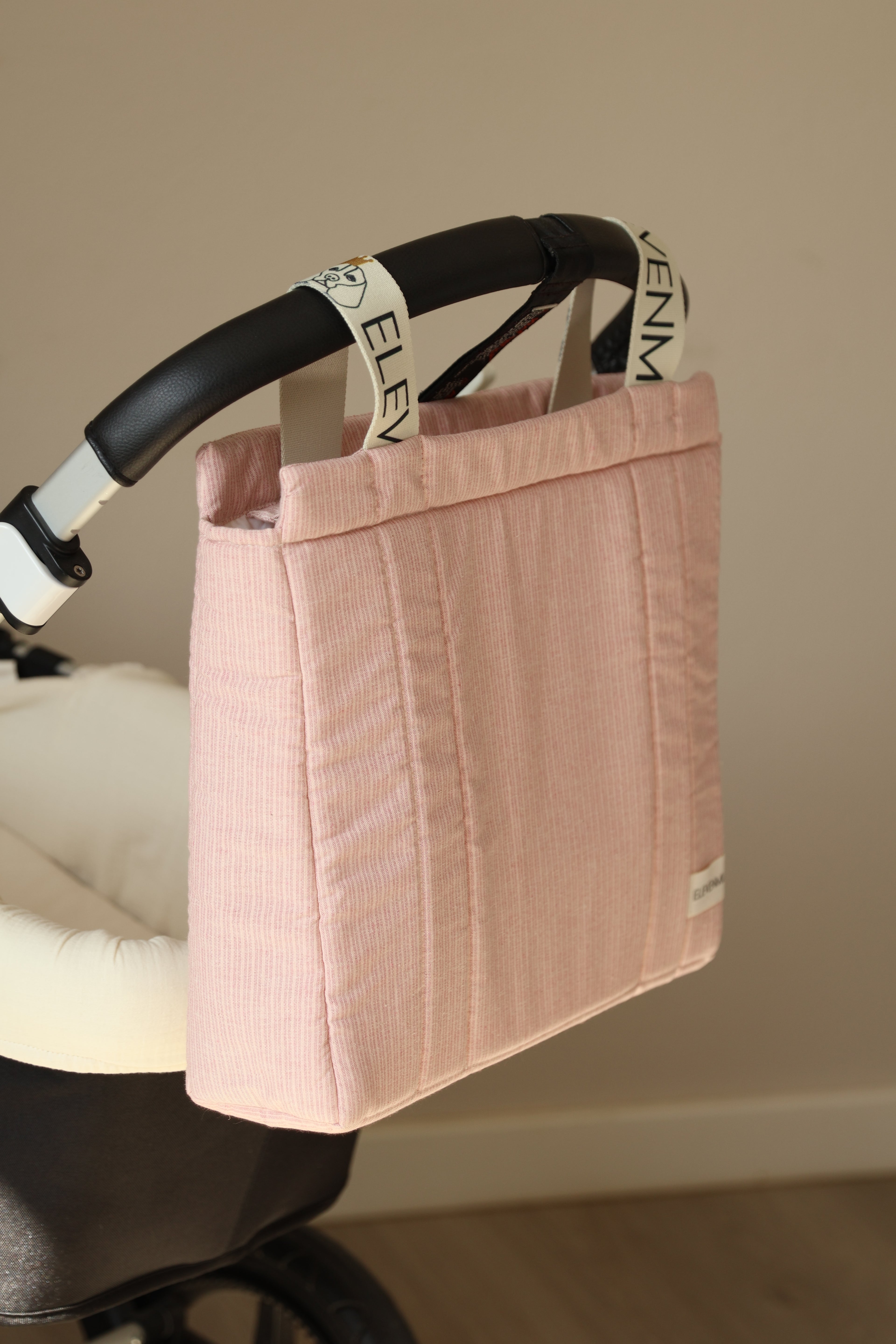 Bolso Big Mini Stripe Rosa