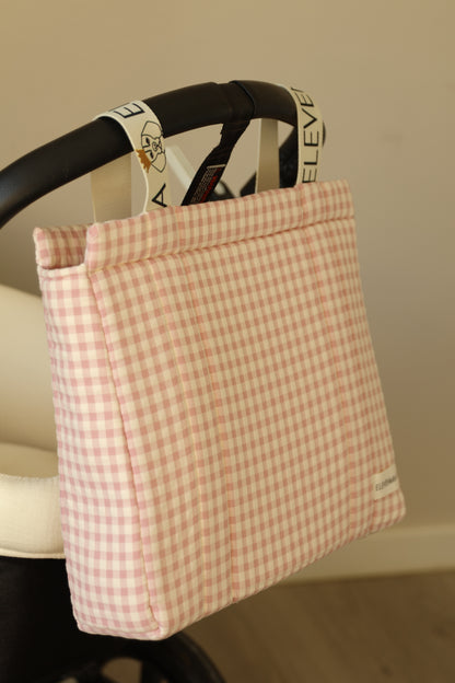 Bolso Big Vichy Rosa