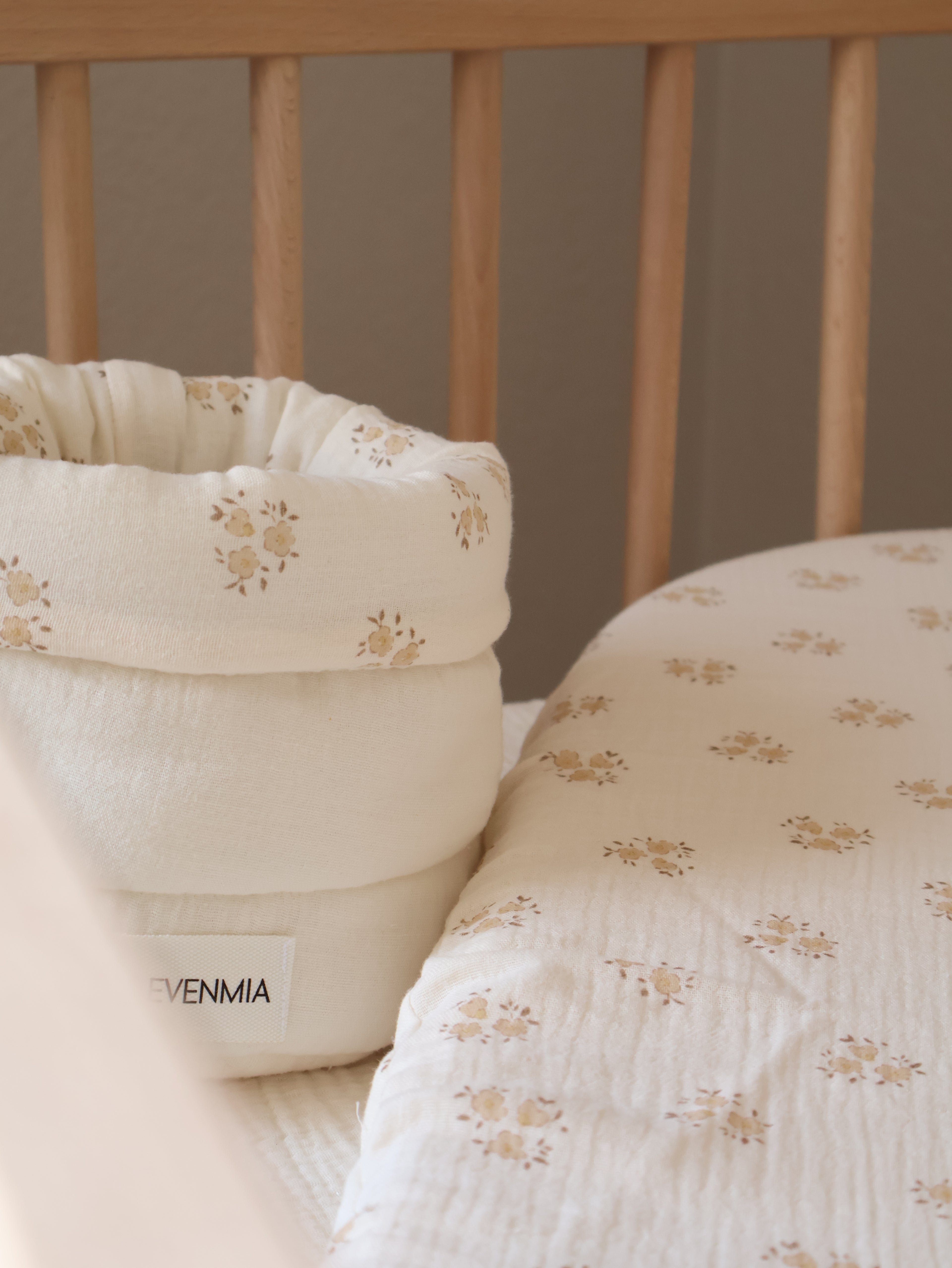 Cesto Organizador Pequeño Sia Arena + Gasa Cruda