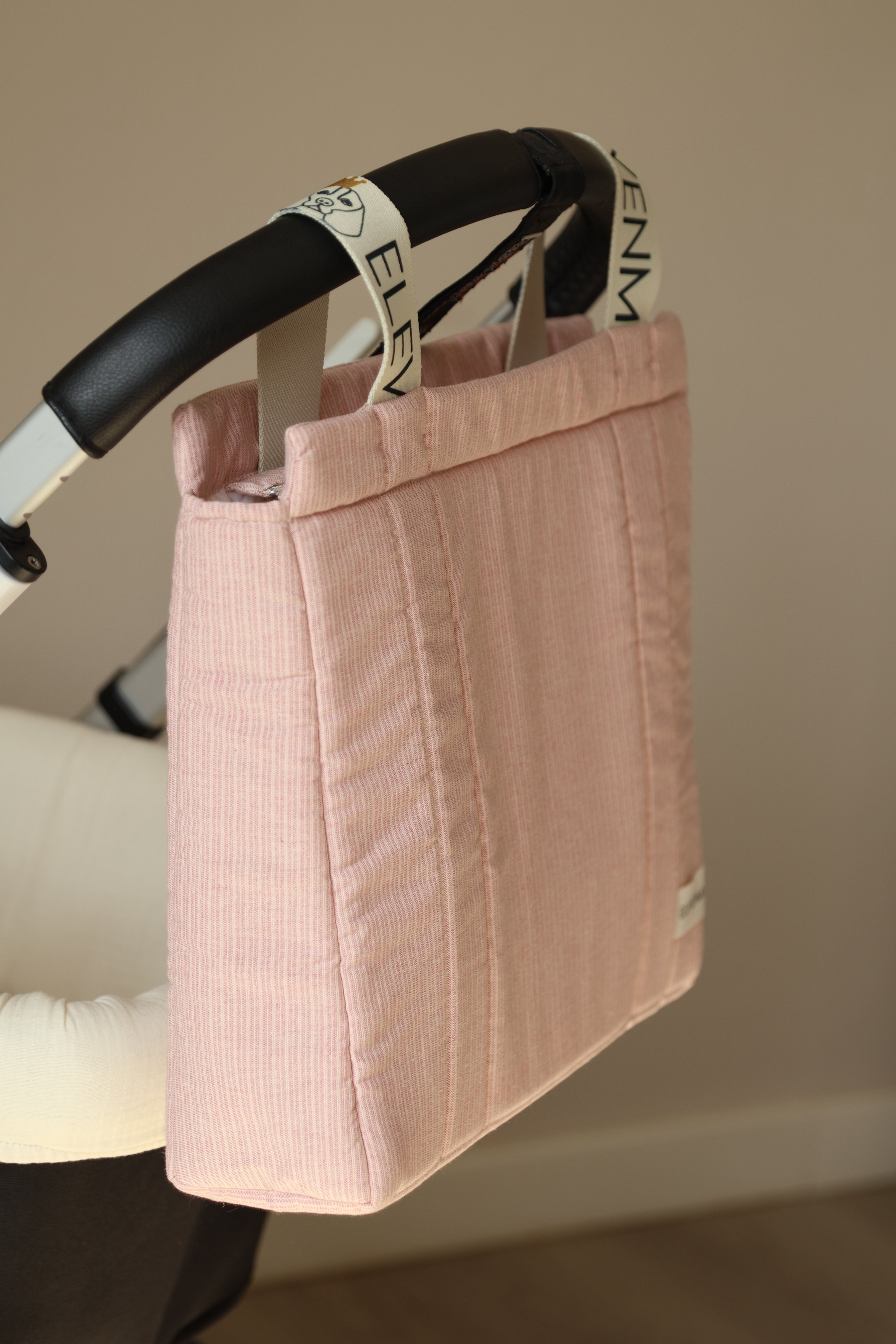 Bolso Big Mini Stripe Rosa