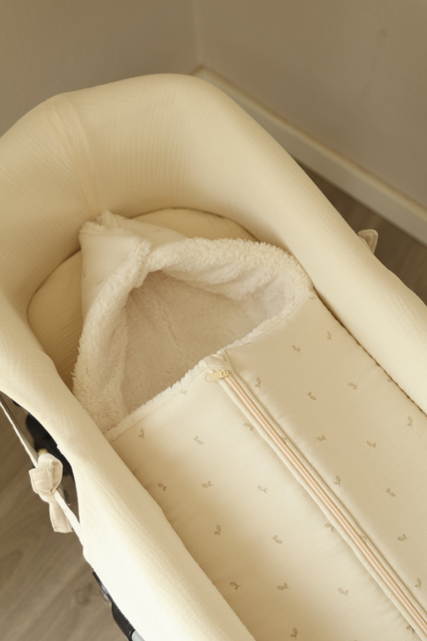 Saco Capazo Cello Oliva + Borreguito