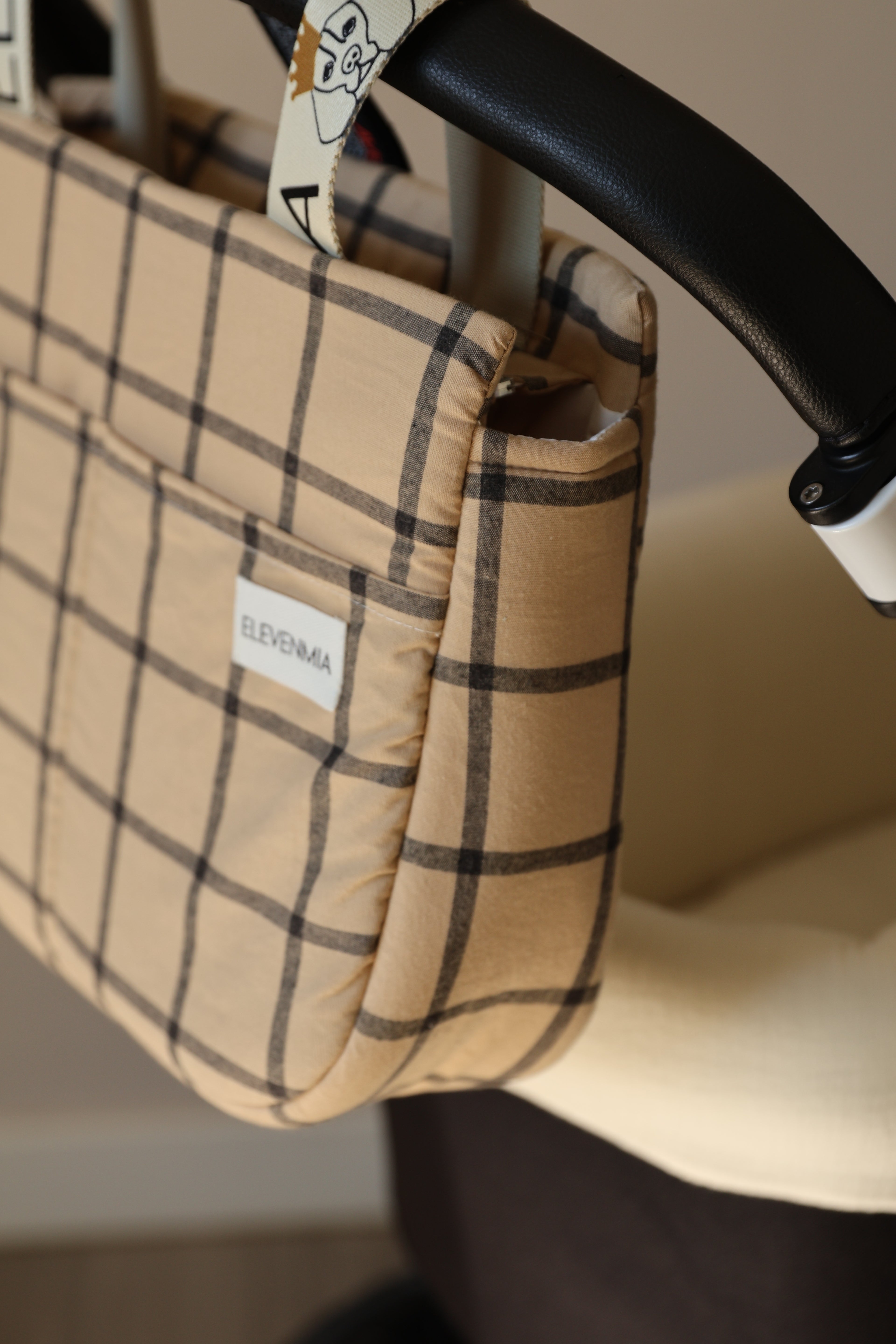 Bolso Babi Cuadro Ocre