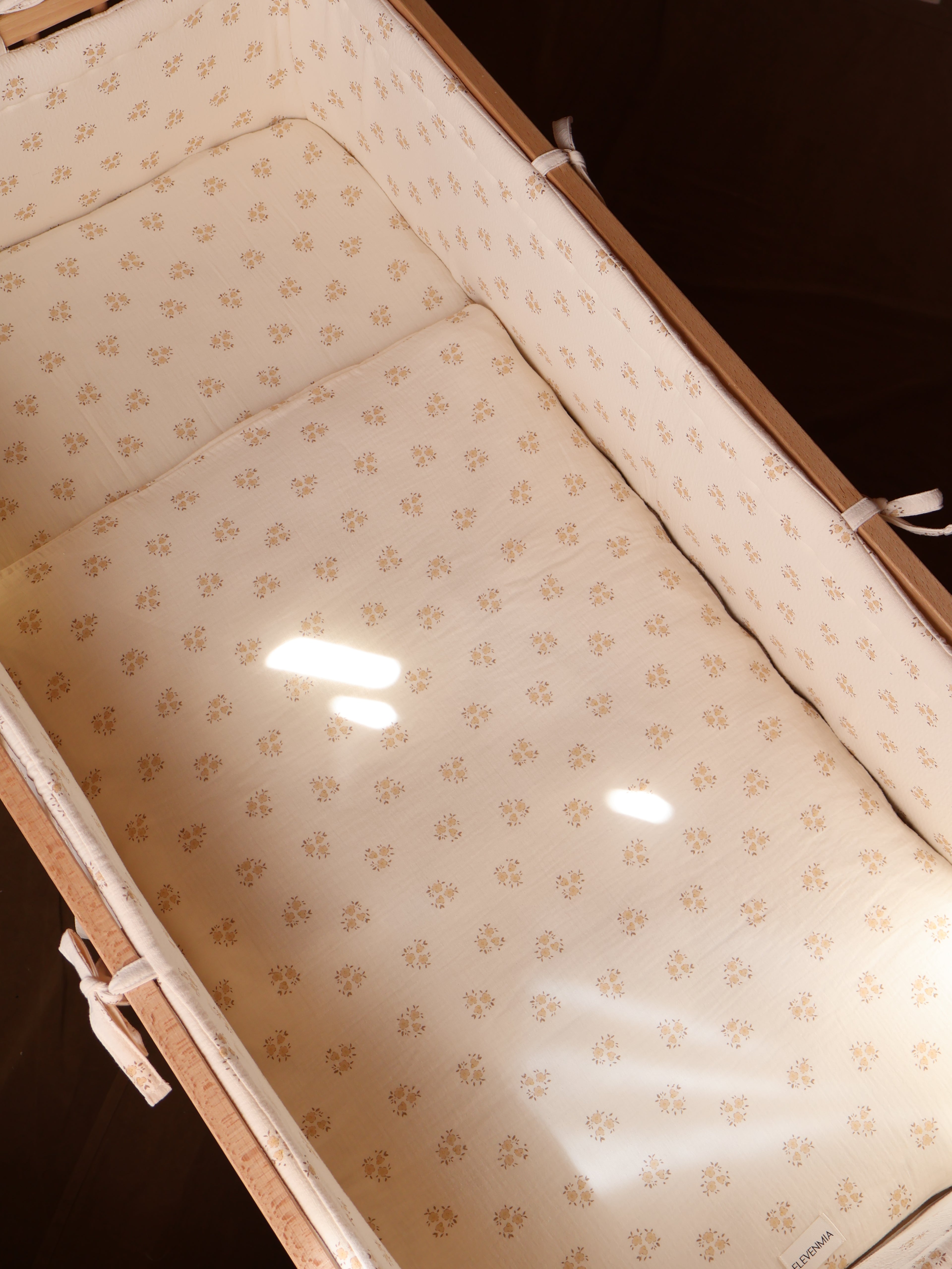 Sac à fond de berceau 60 x 120 Gaze Sia Sand