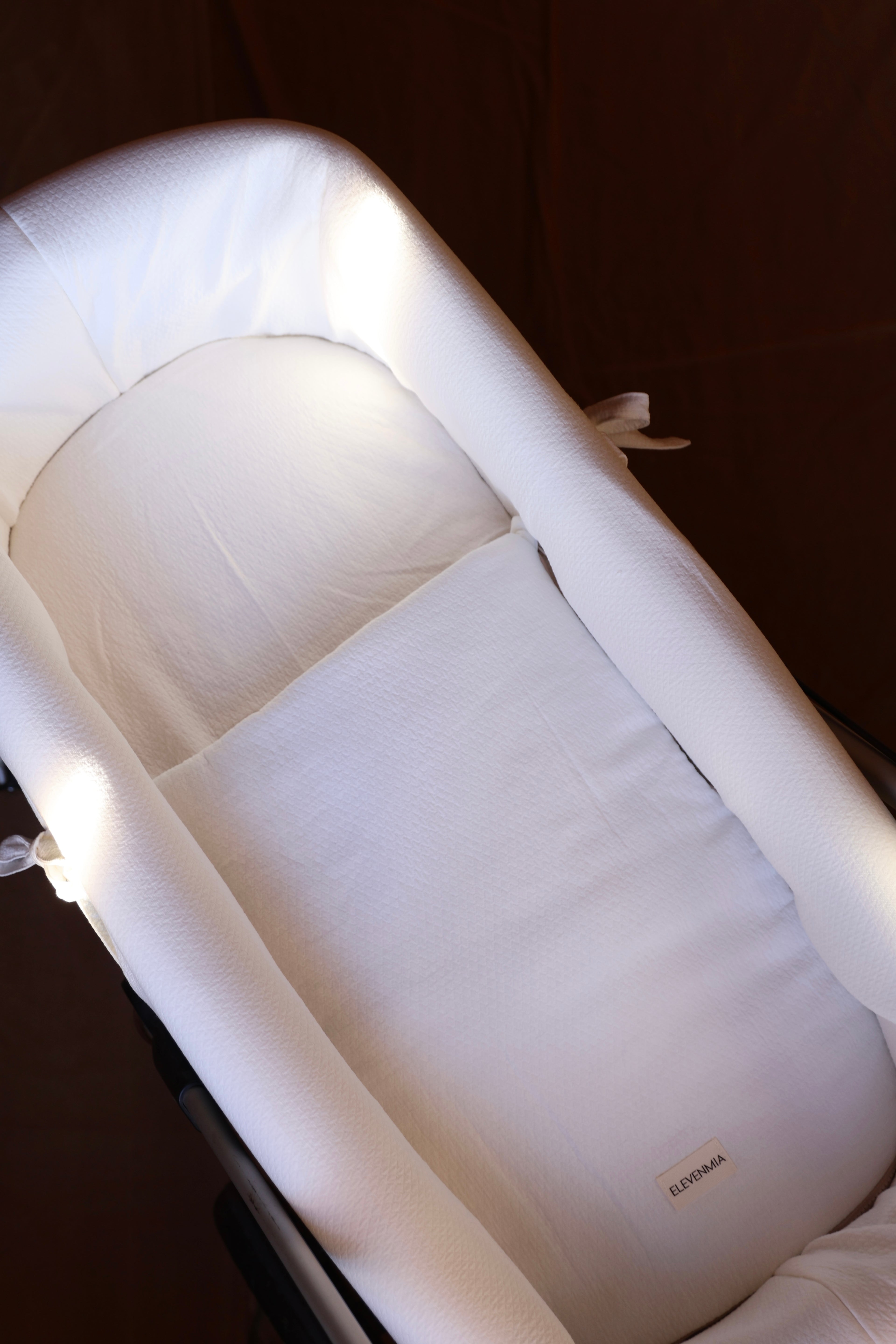 Saco Bajera Cochecito Dolby Blanco