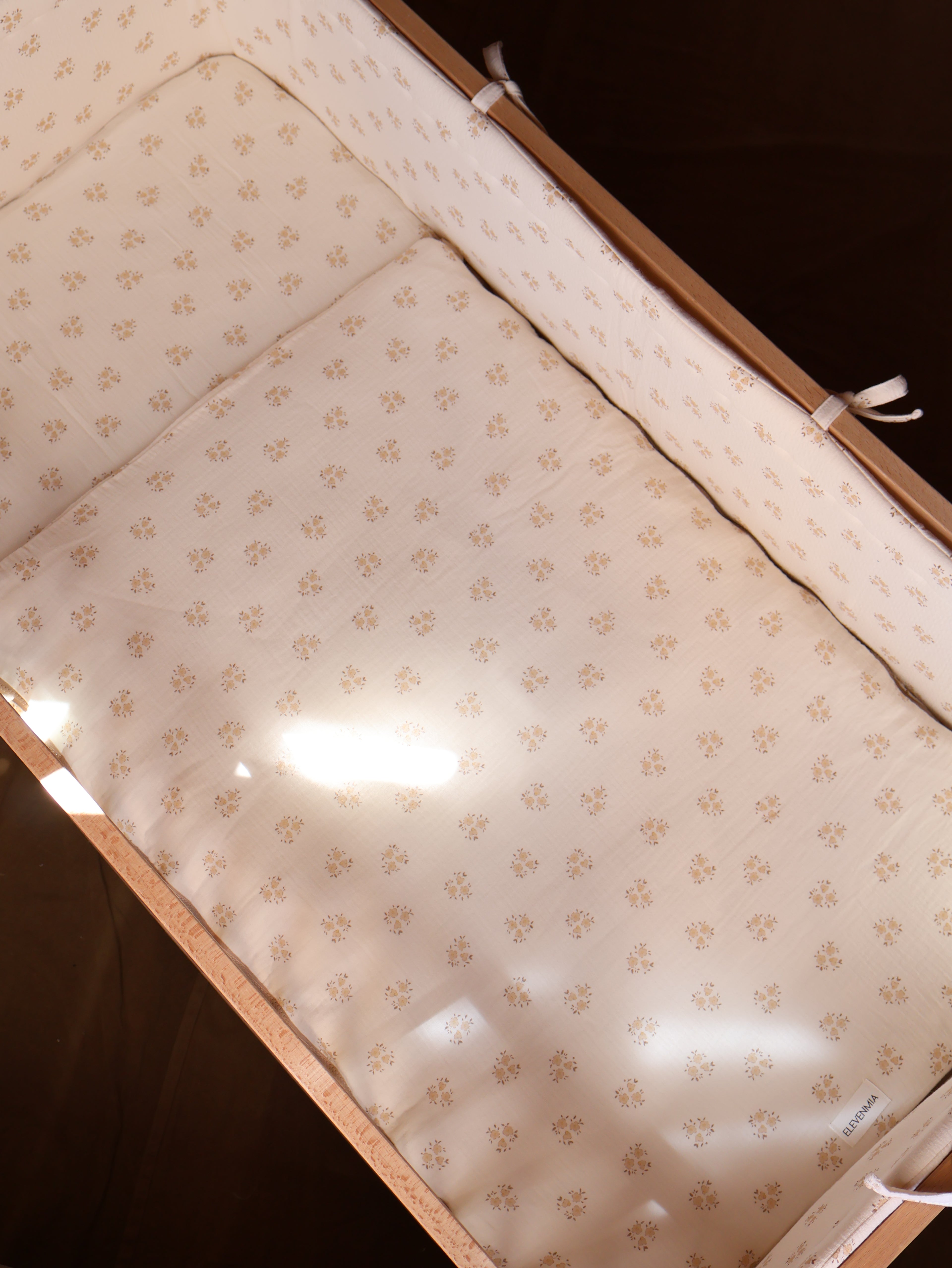 Sac à fond de berceau 60 x 120 Gaze Sia Sand