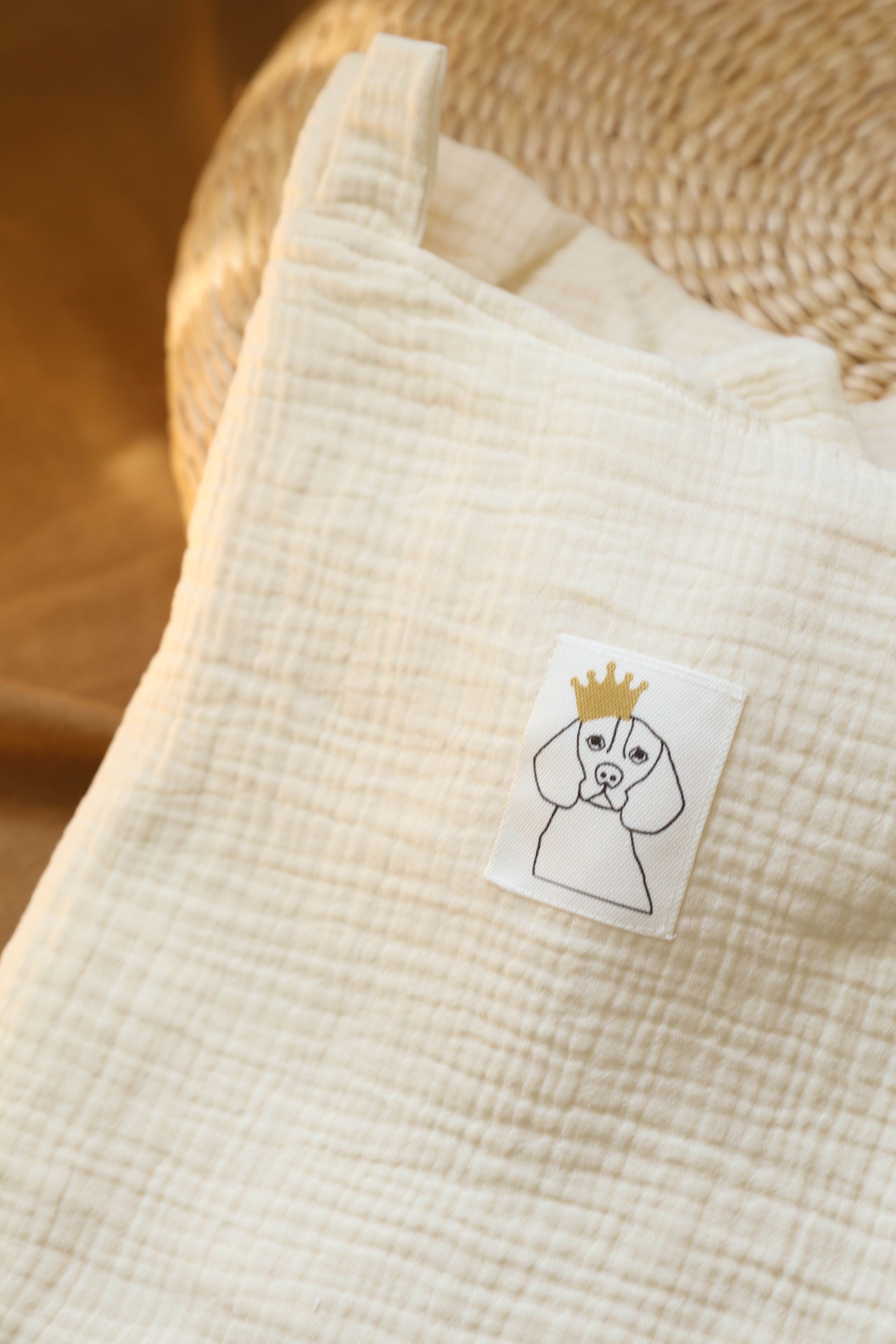 Arrullo Gasa Cruda + Volante Gasa Cruda