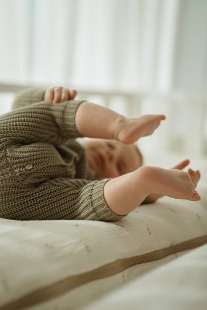 Buzo Punto Tricot Verde Oliva