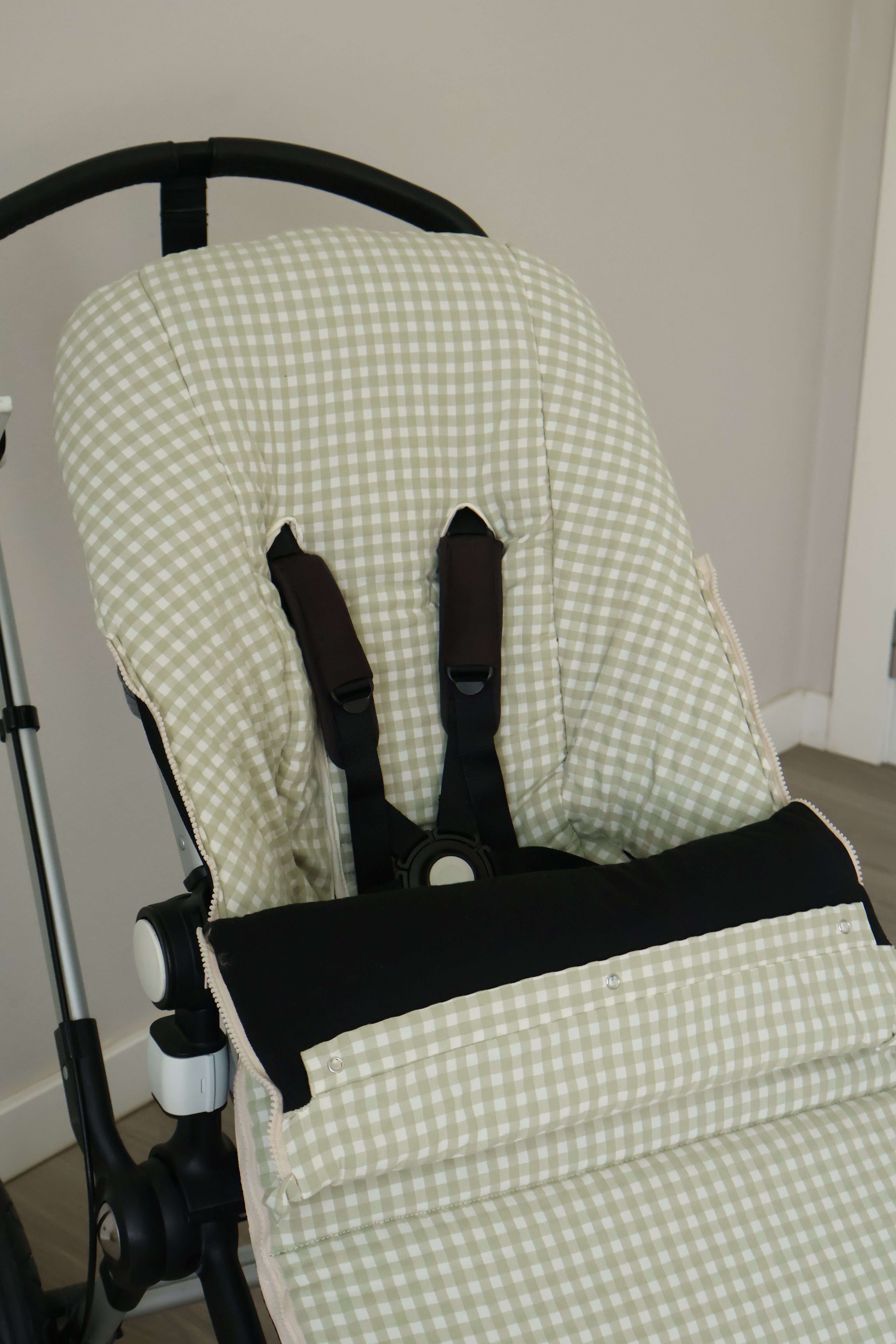 Sac poussette Vichy Matcha