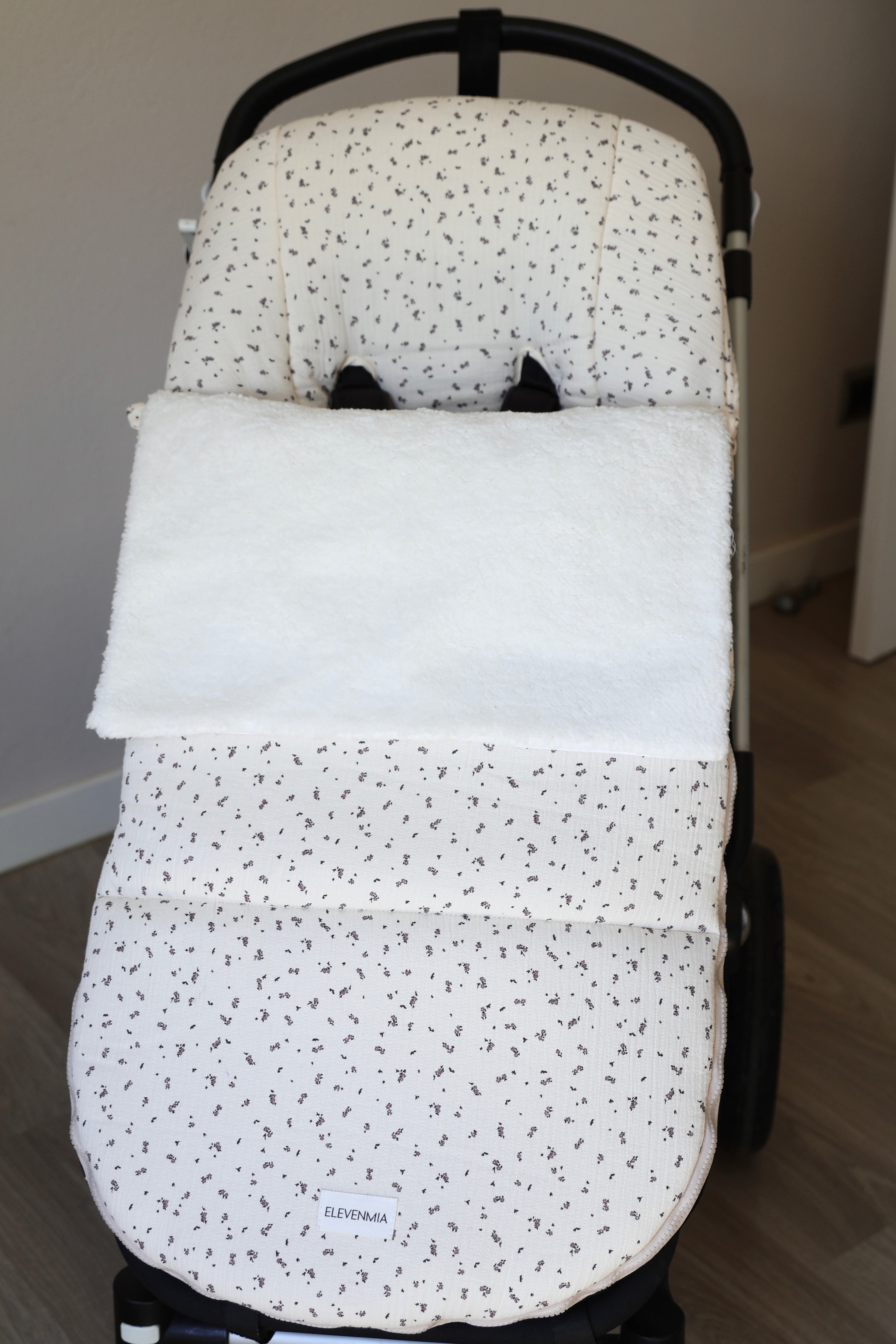 Sac imprimé pour poussette double