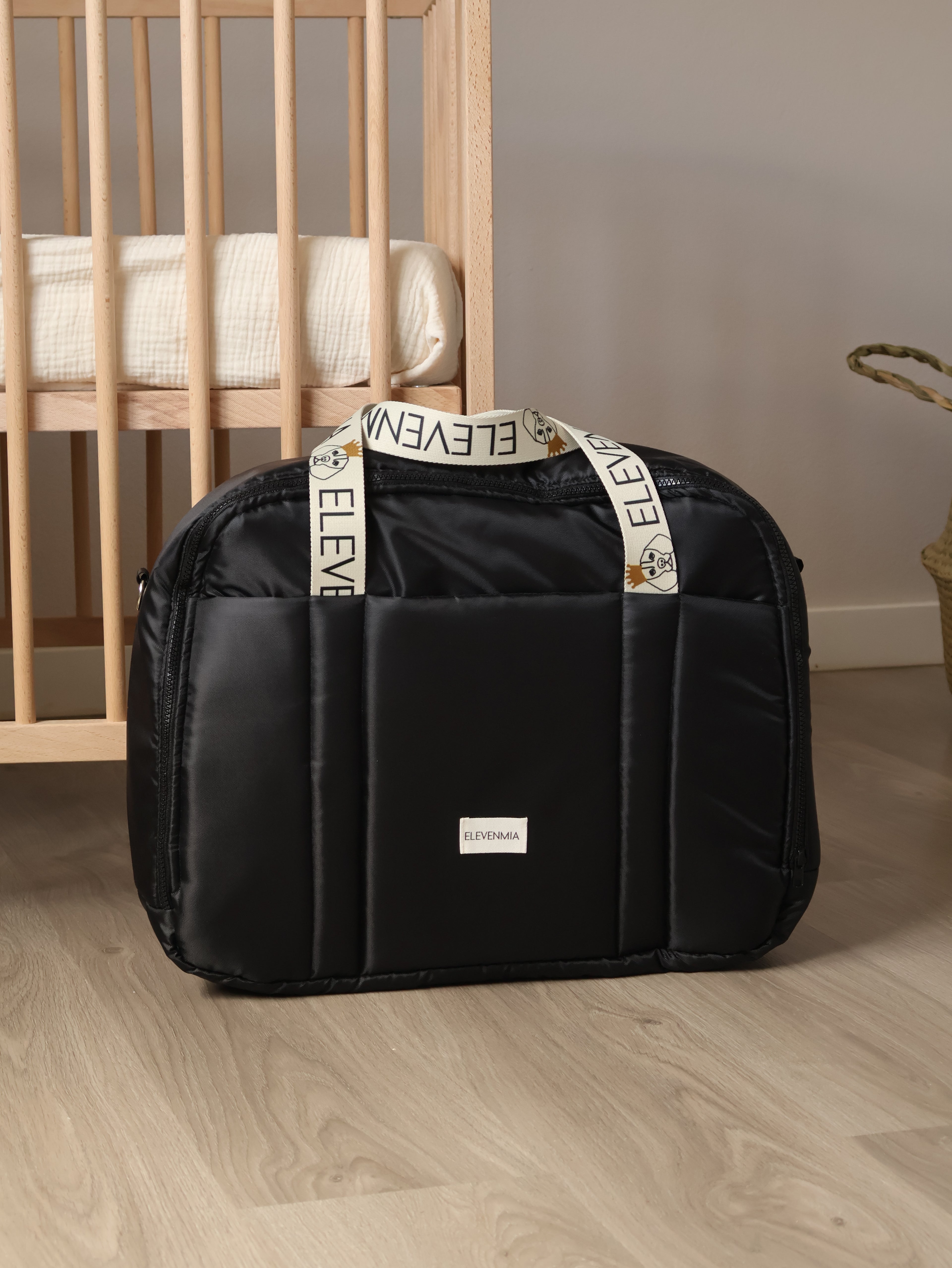 Maleta Maternal Technic Negro Impermeable