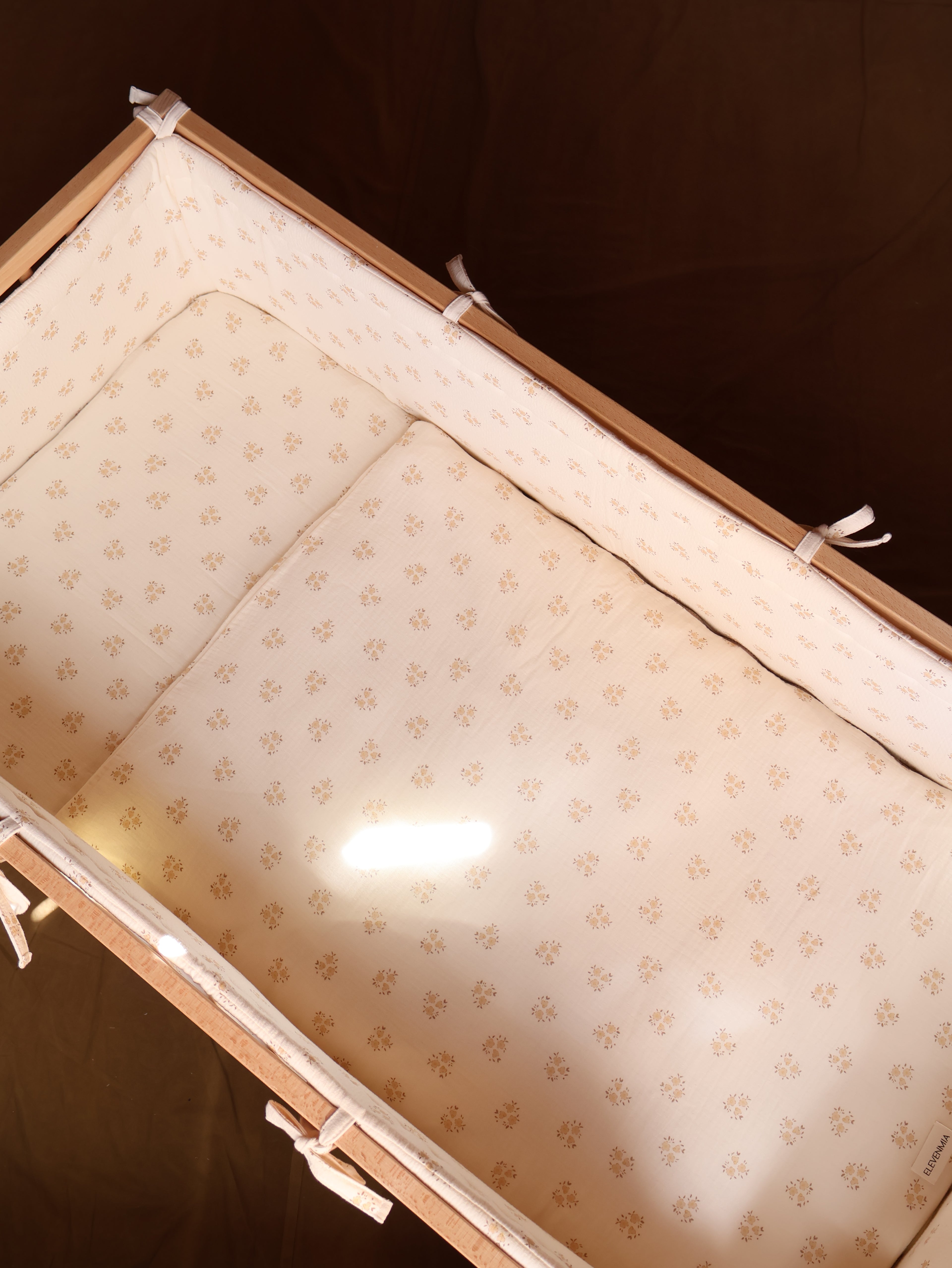 Sac à fond de berceau 60 x 120 Gaze Sia Sand