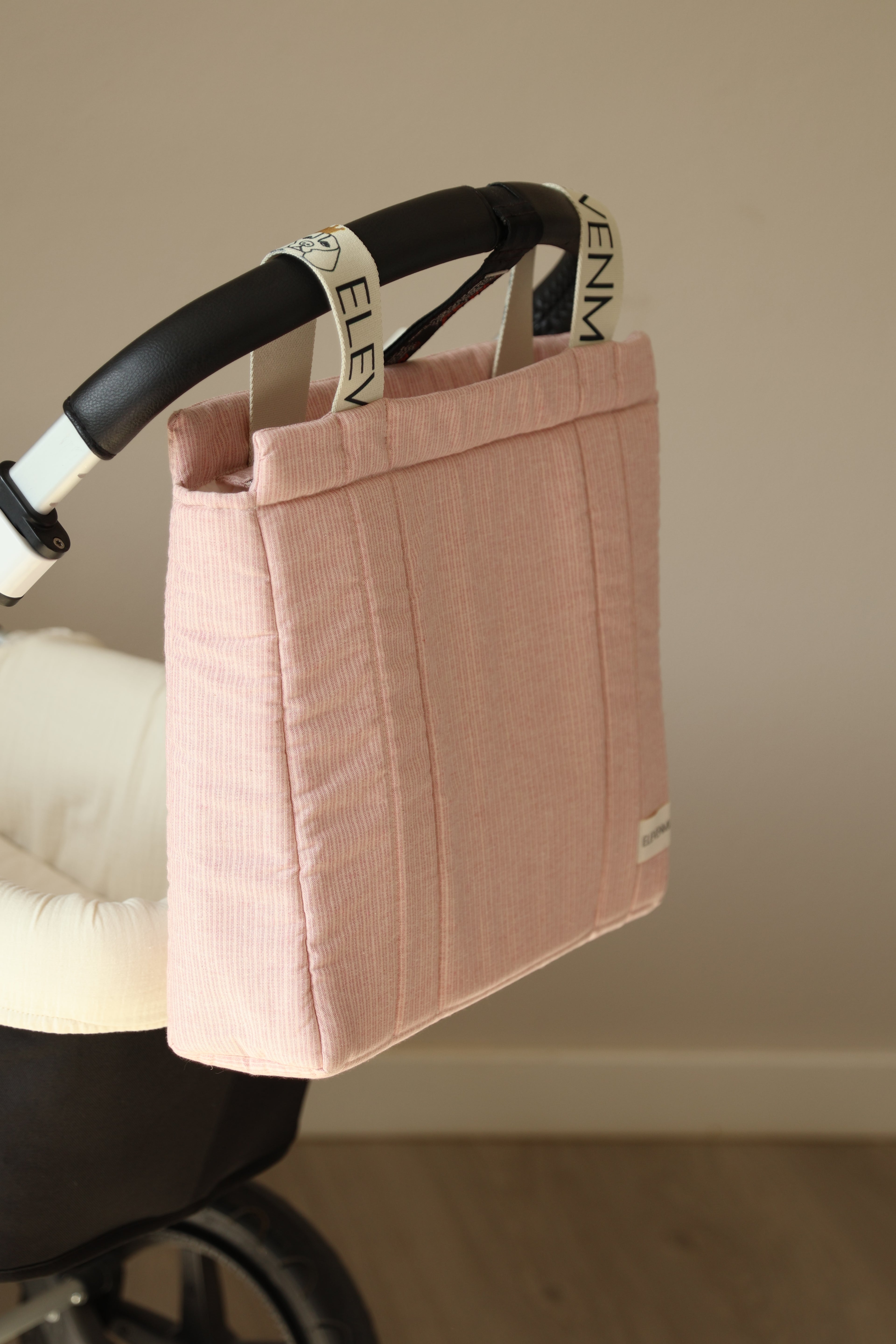 Bolso Big Mini Stripe Rosa