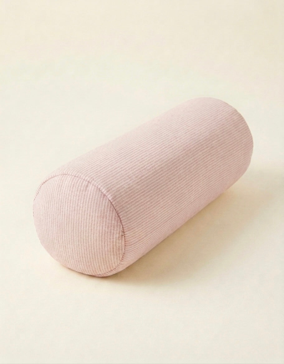 Cojín Antivuelco mini stripe rosa