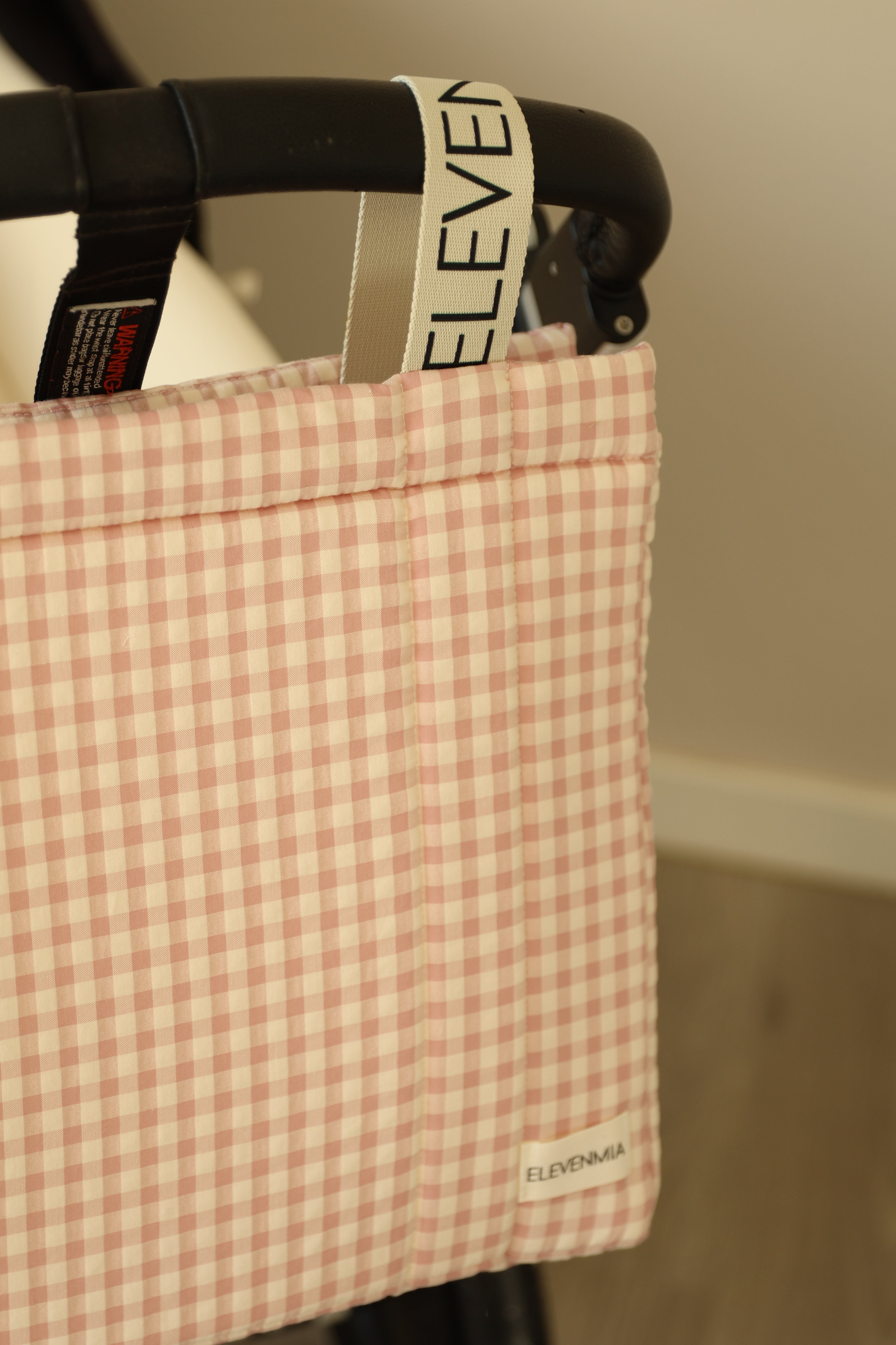 Grand sac rose Vichy