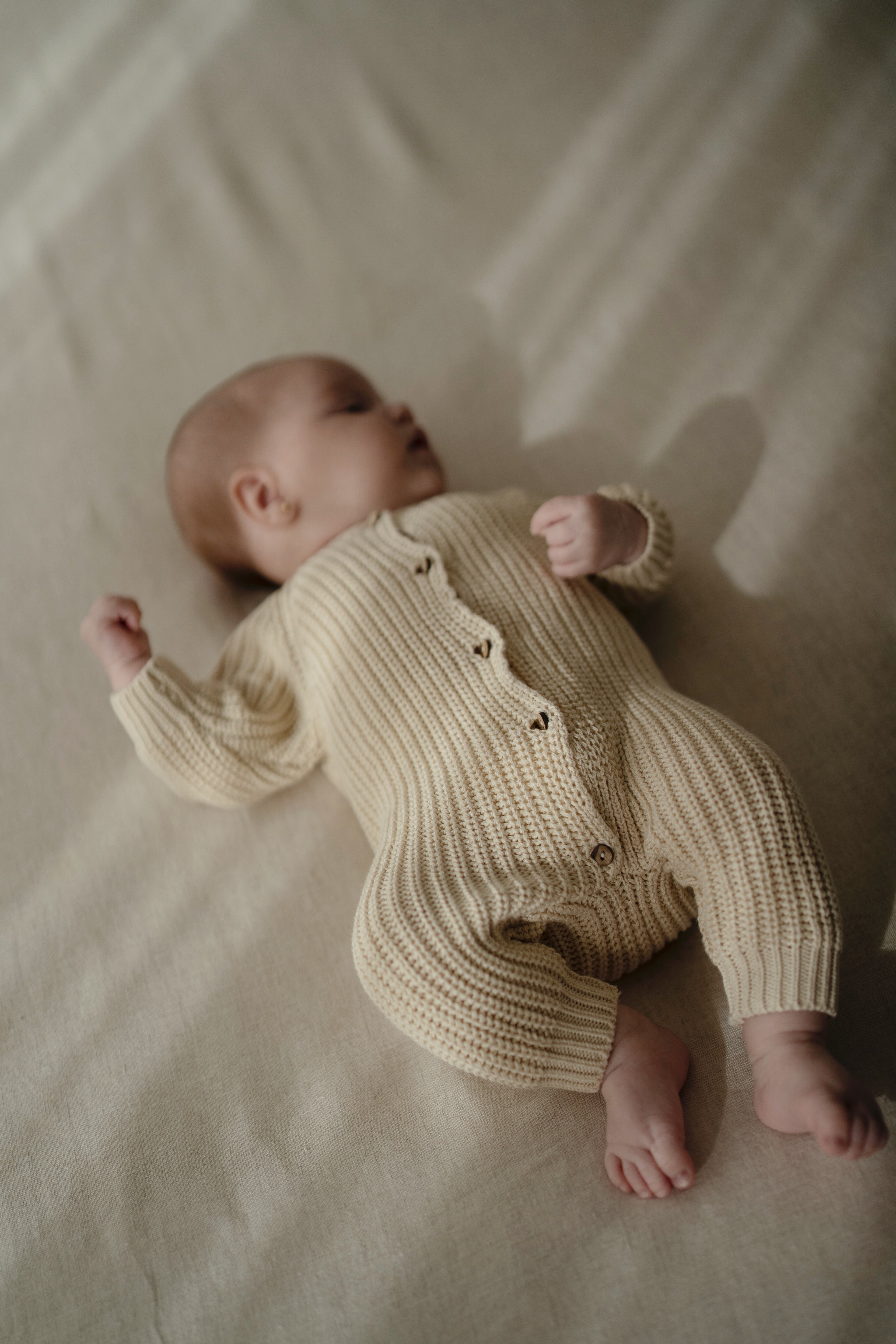 Ensemble en tricot blanc