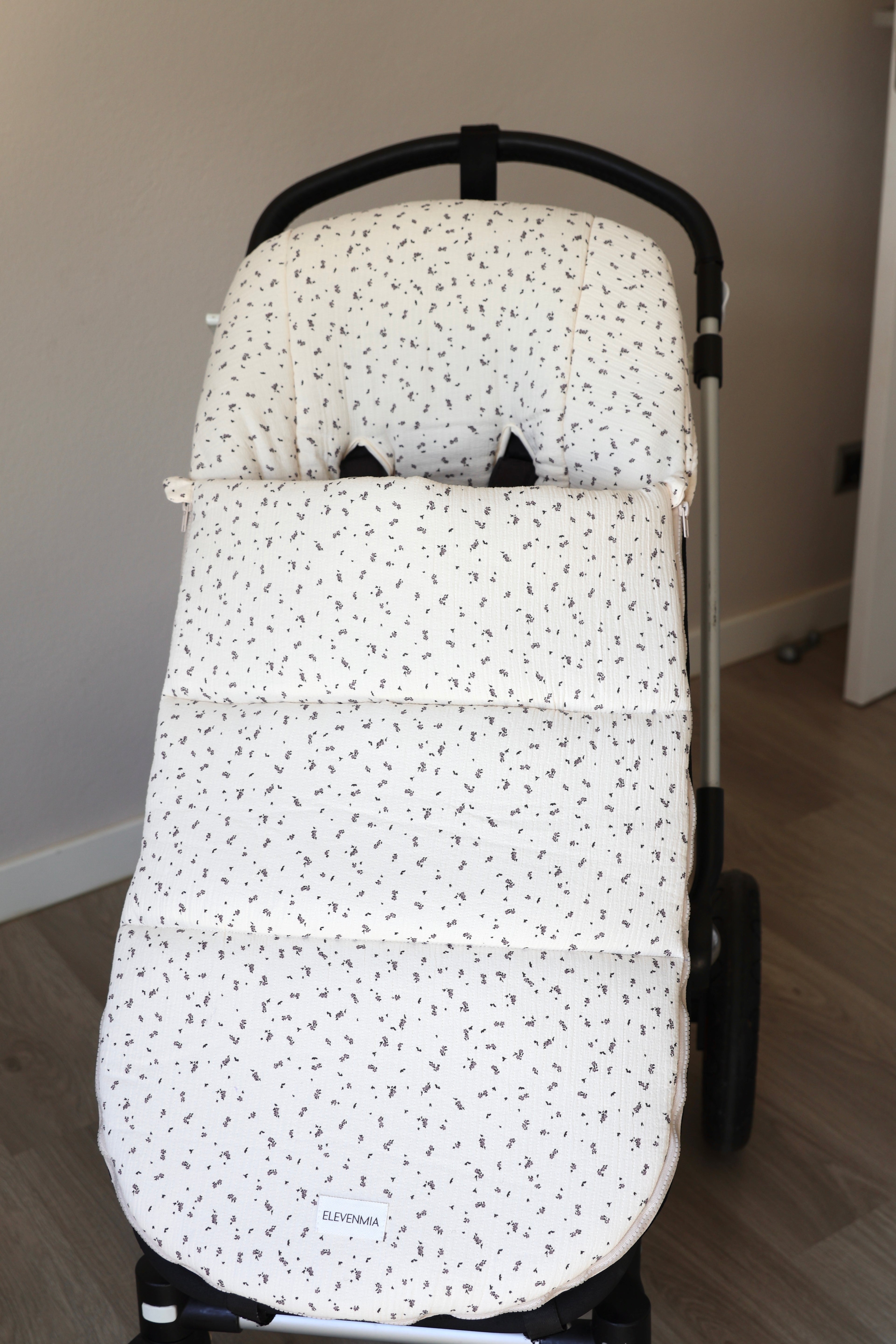 Sac imprimé pour poussette double