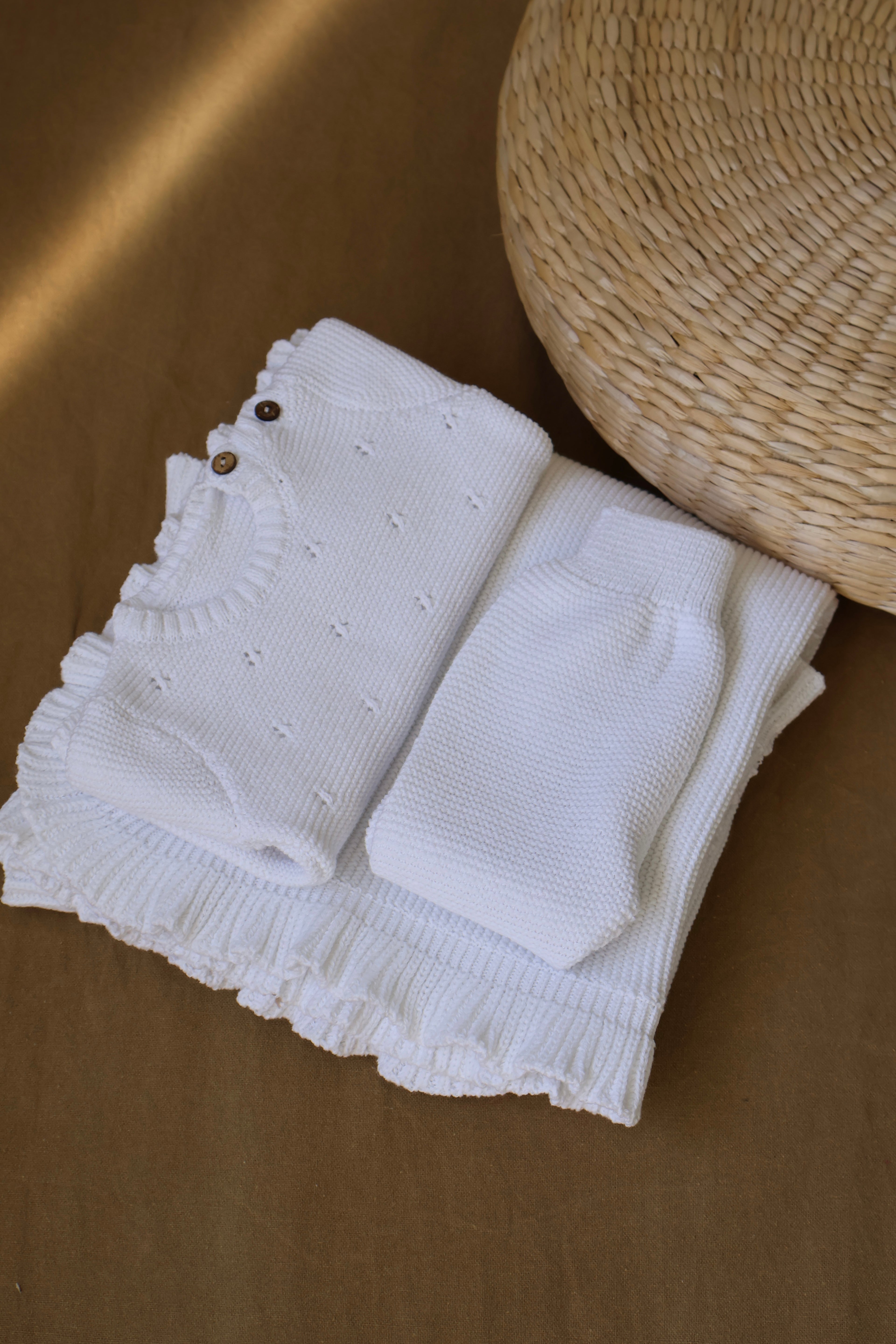COFFRET CADEAU Tricot Blanc