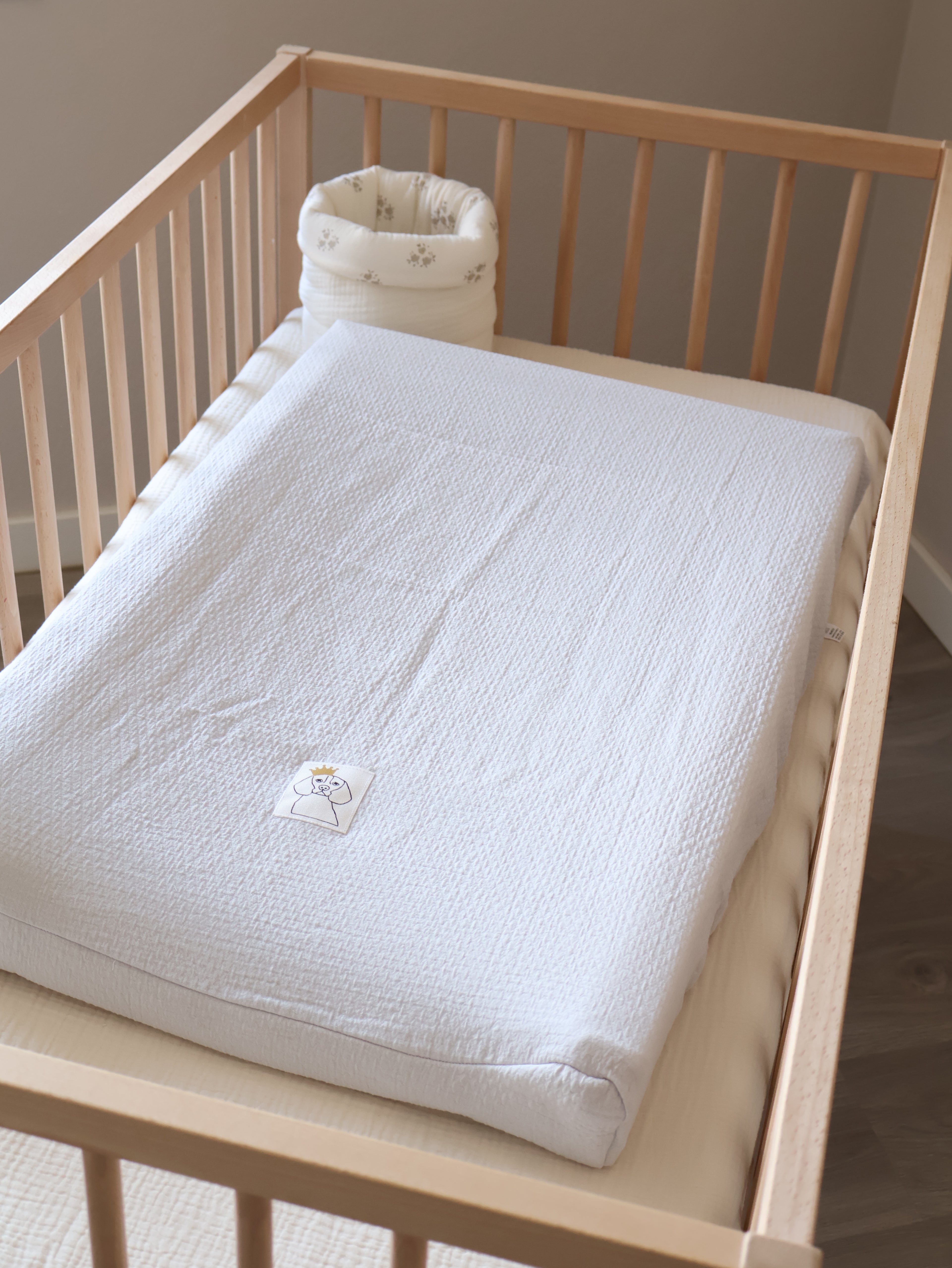 Housse de matelas à langer Dolby Gray