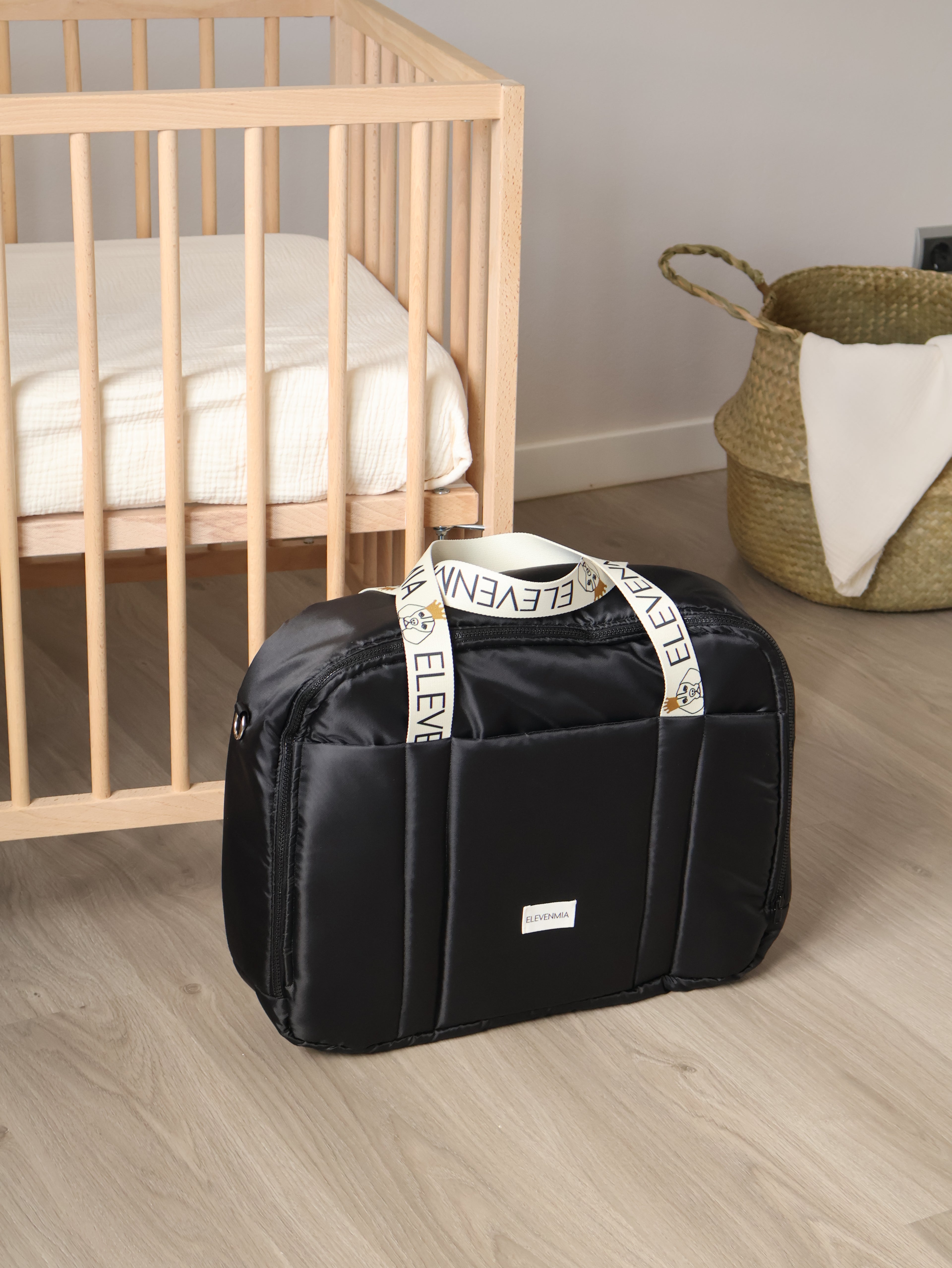 Maleta Maternal Technic Negro Impermeable