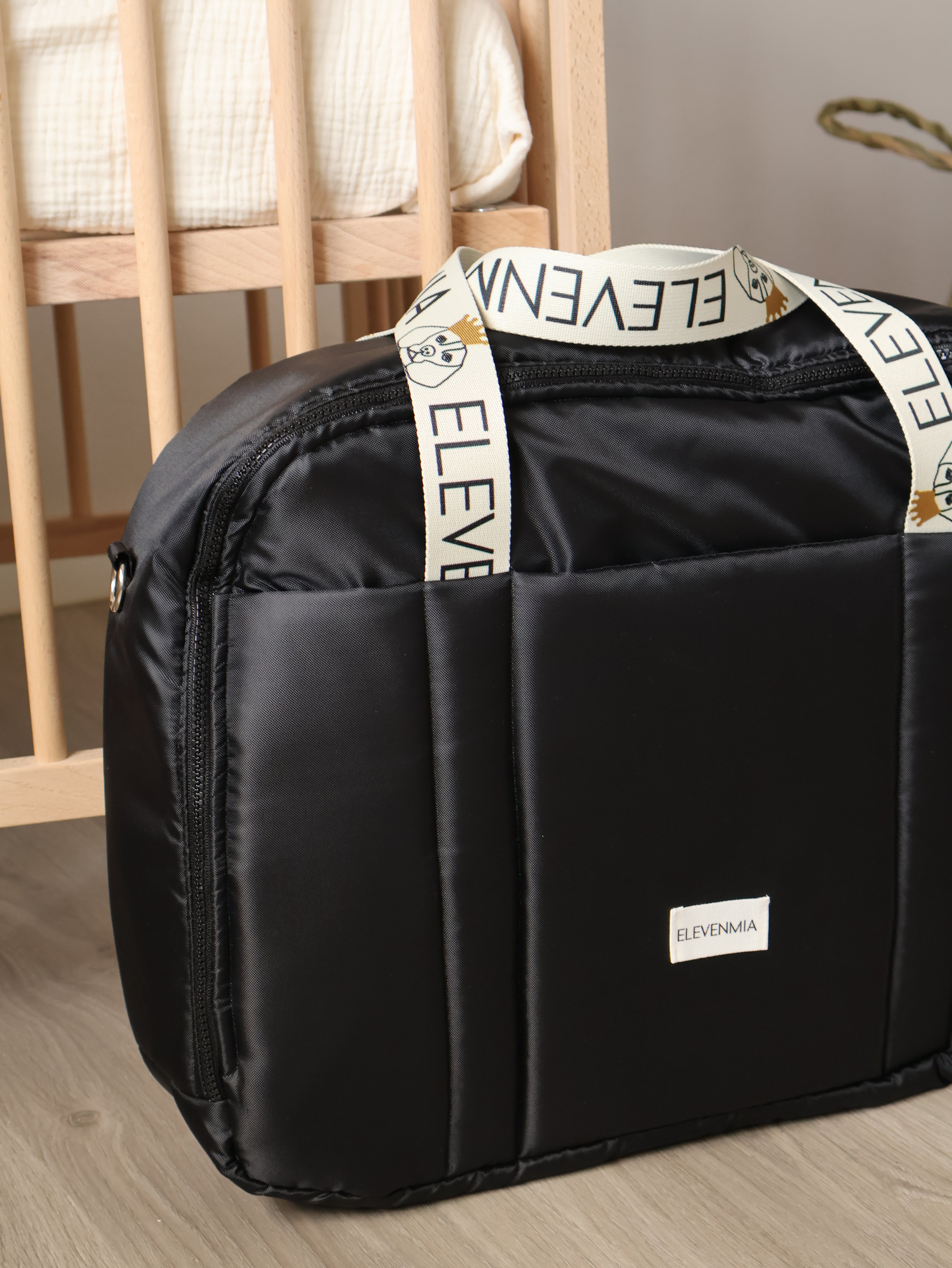 Maleta Maternal Technic Negro Impermeable