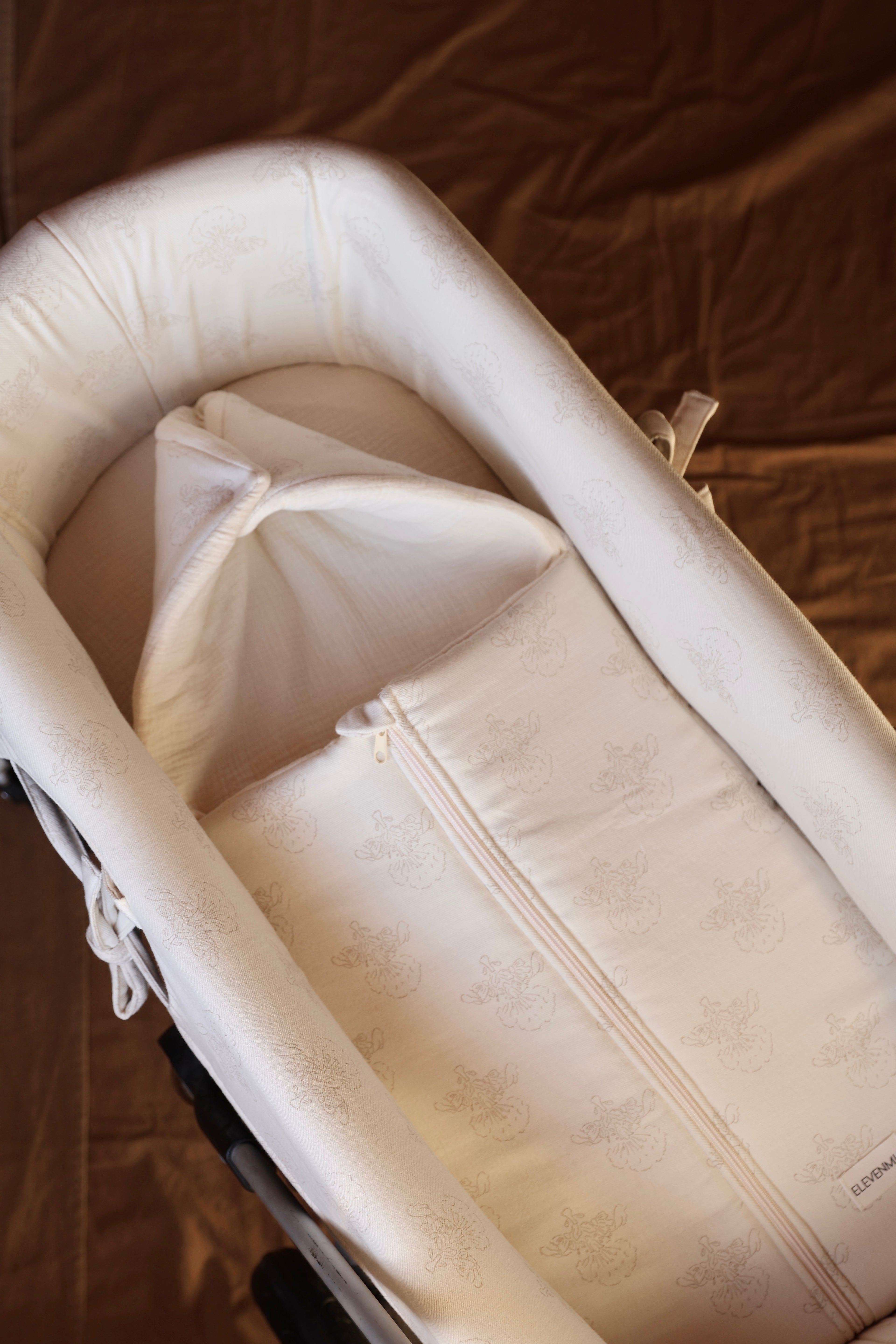 Vestidura Cochecito René + Gasa Cruda Reversible