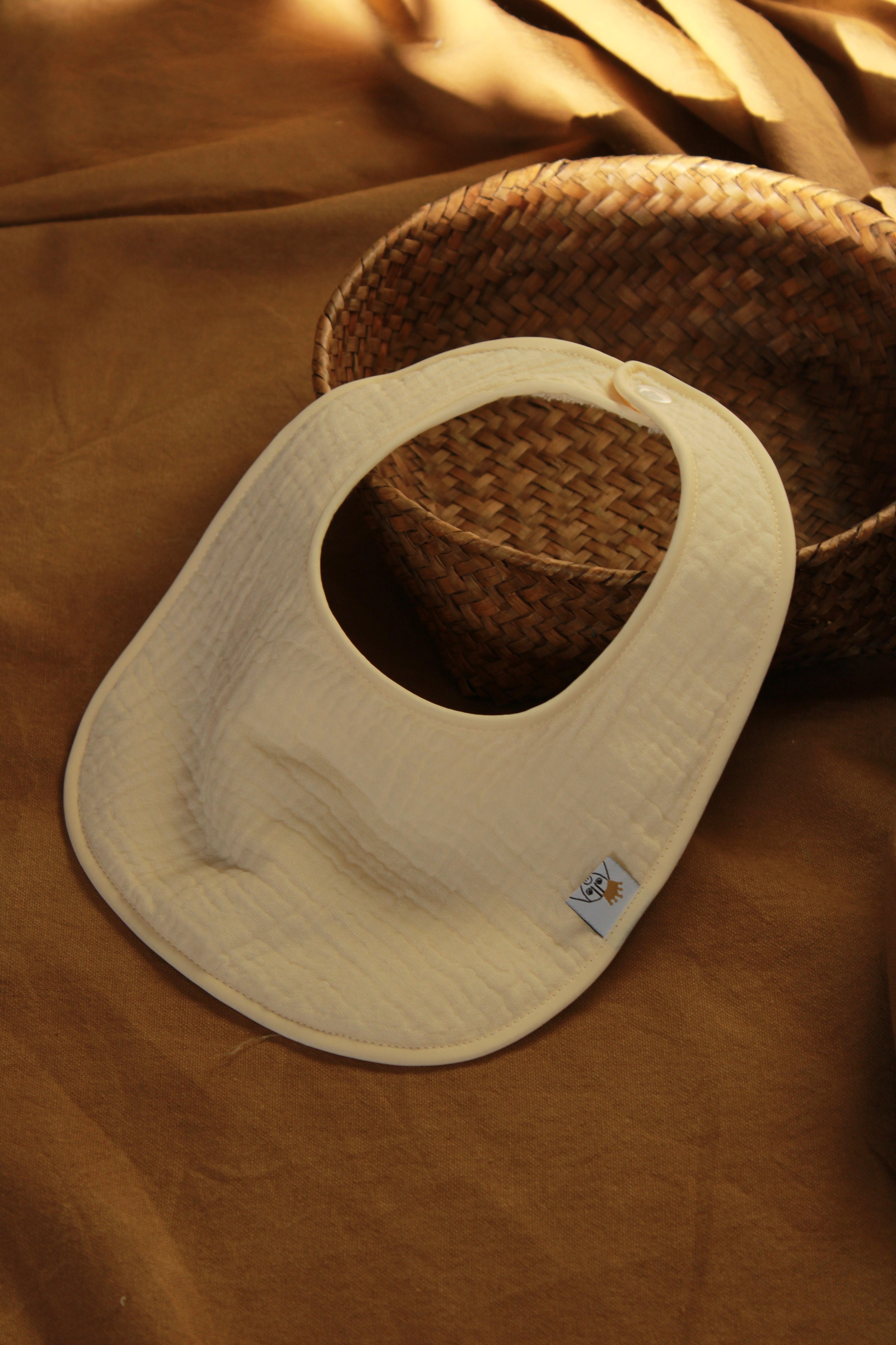 Babero Gasa Cruda + Rizo