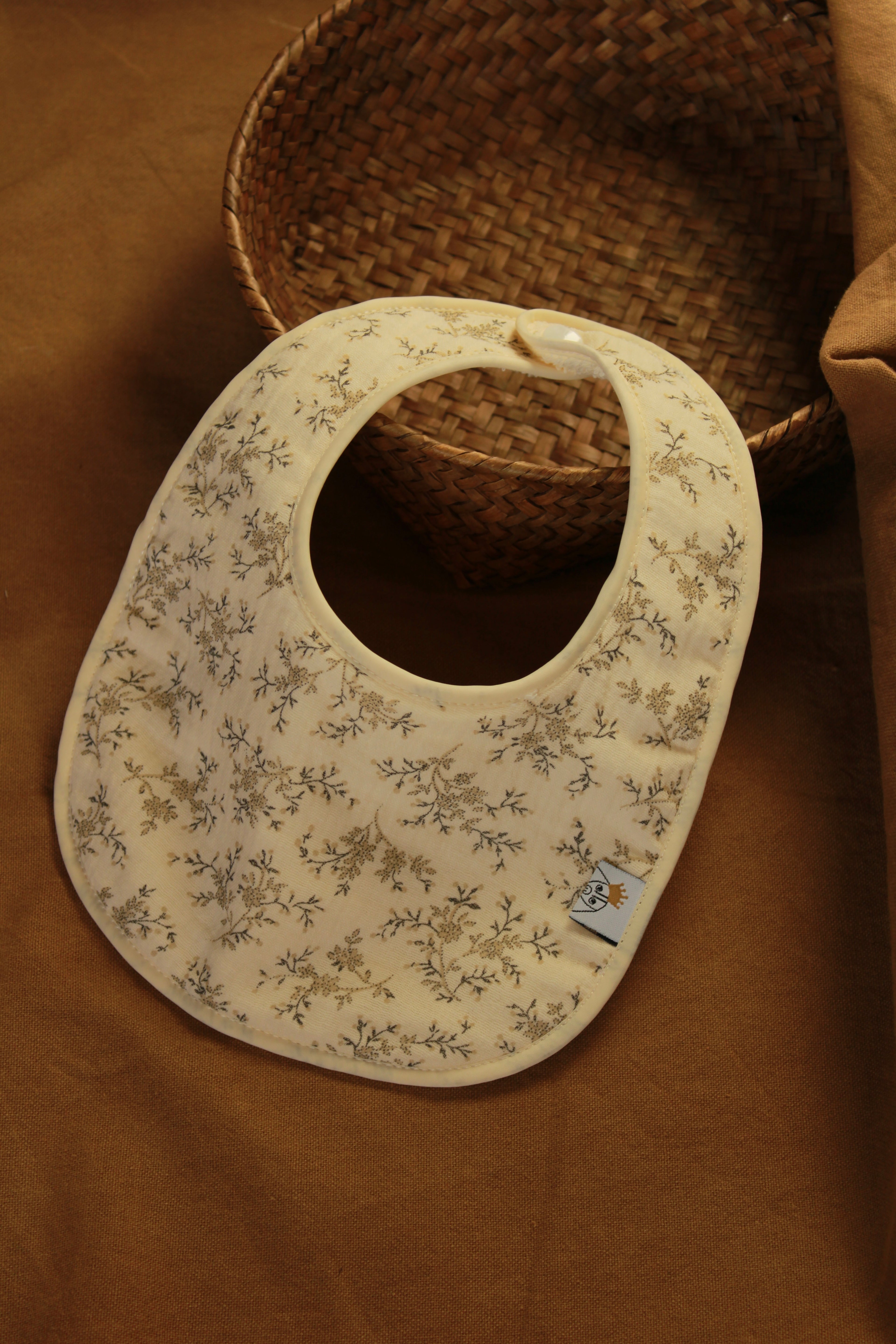 Mon bavoir en gaze + tissu éponge