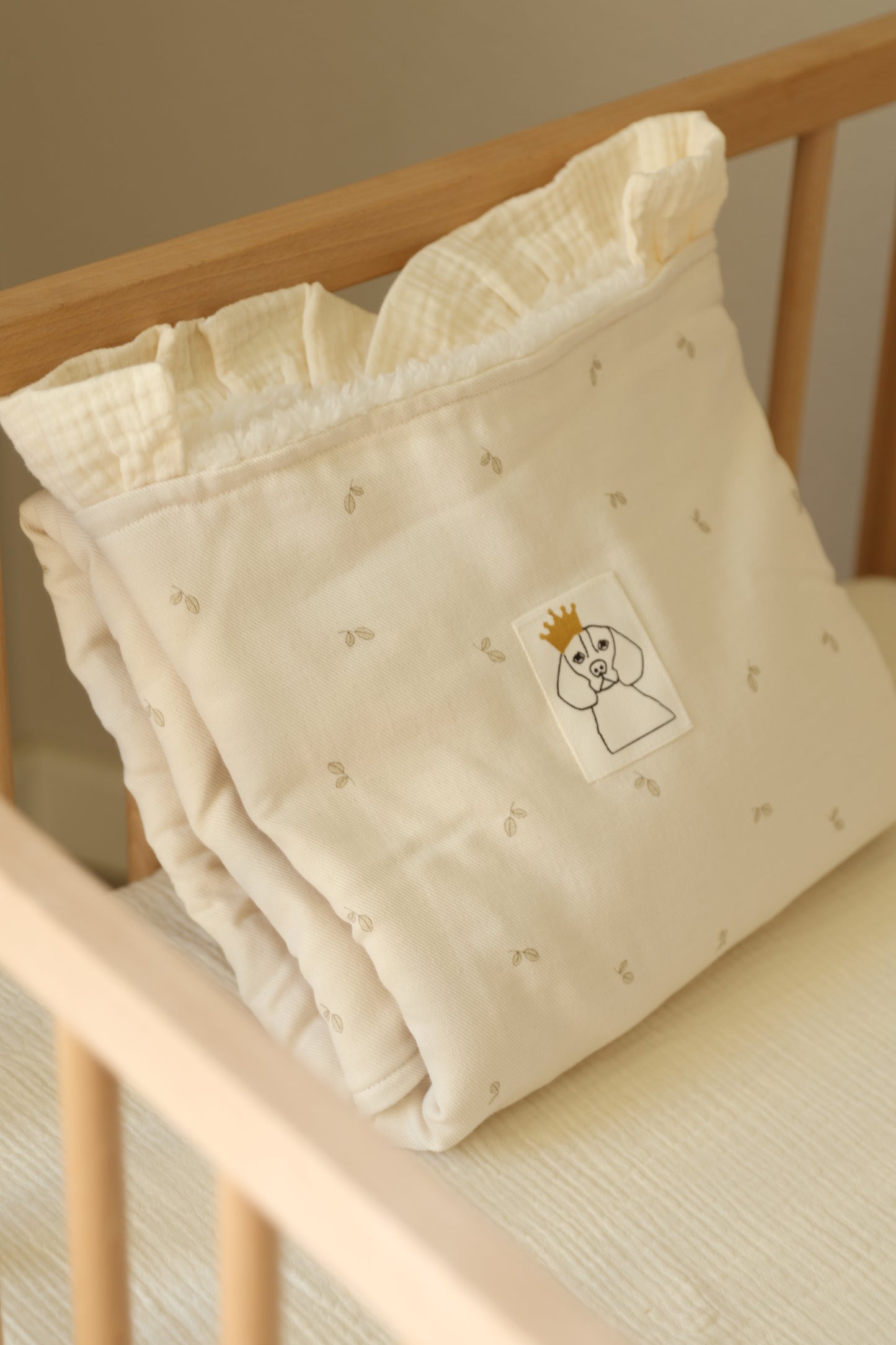 Manta Cello Oliva + Borreguito